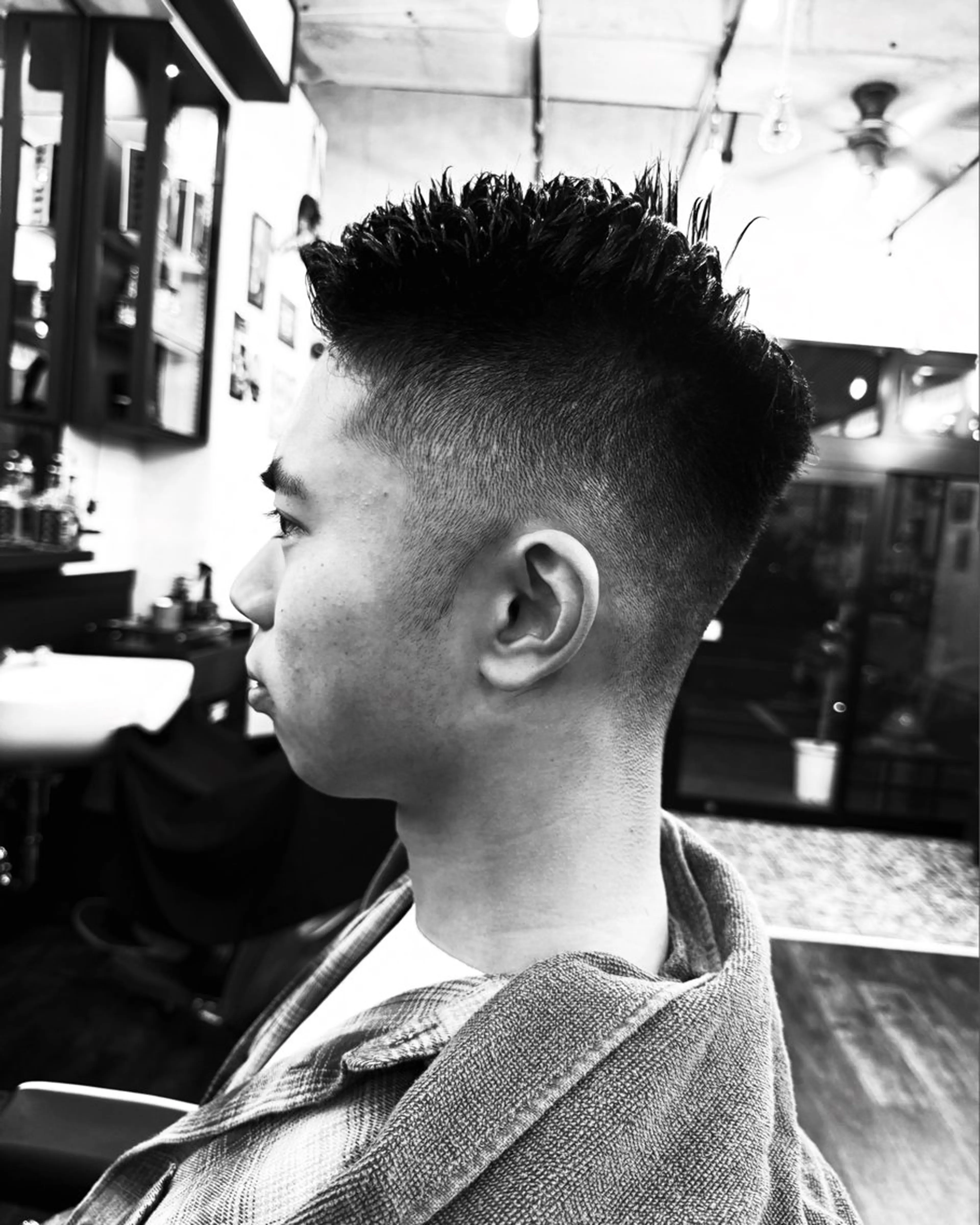 ショート BroTokyo所属・shin シンのヘアスタイル