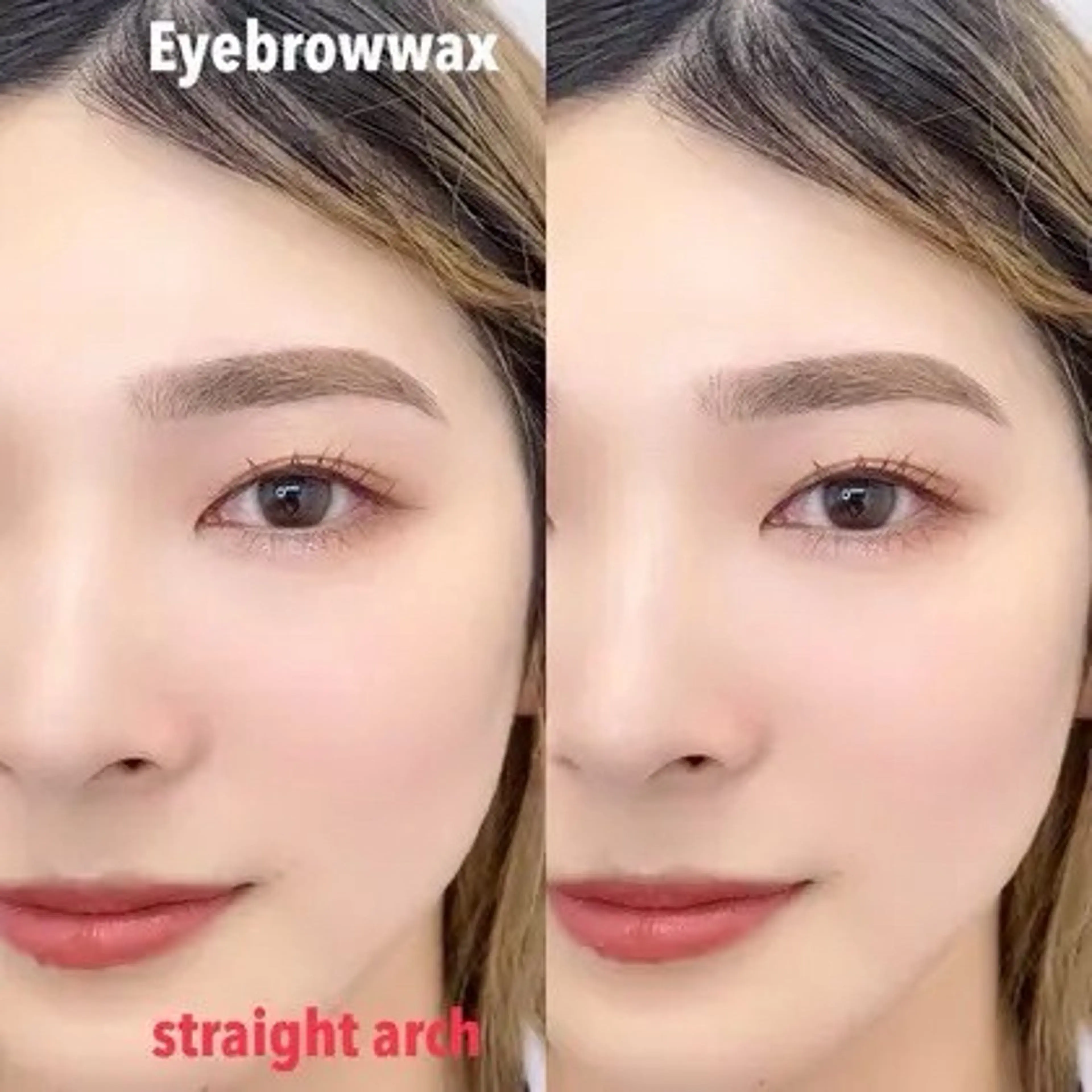 【トレーニングモデル限定🤎】美眉アイブロウWAX/眉メイク/毛量調整有（間引き)の写真