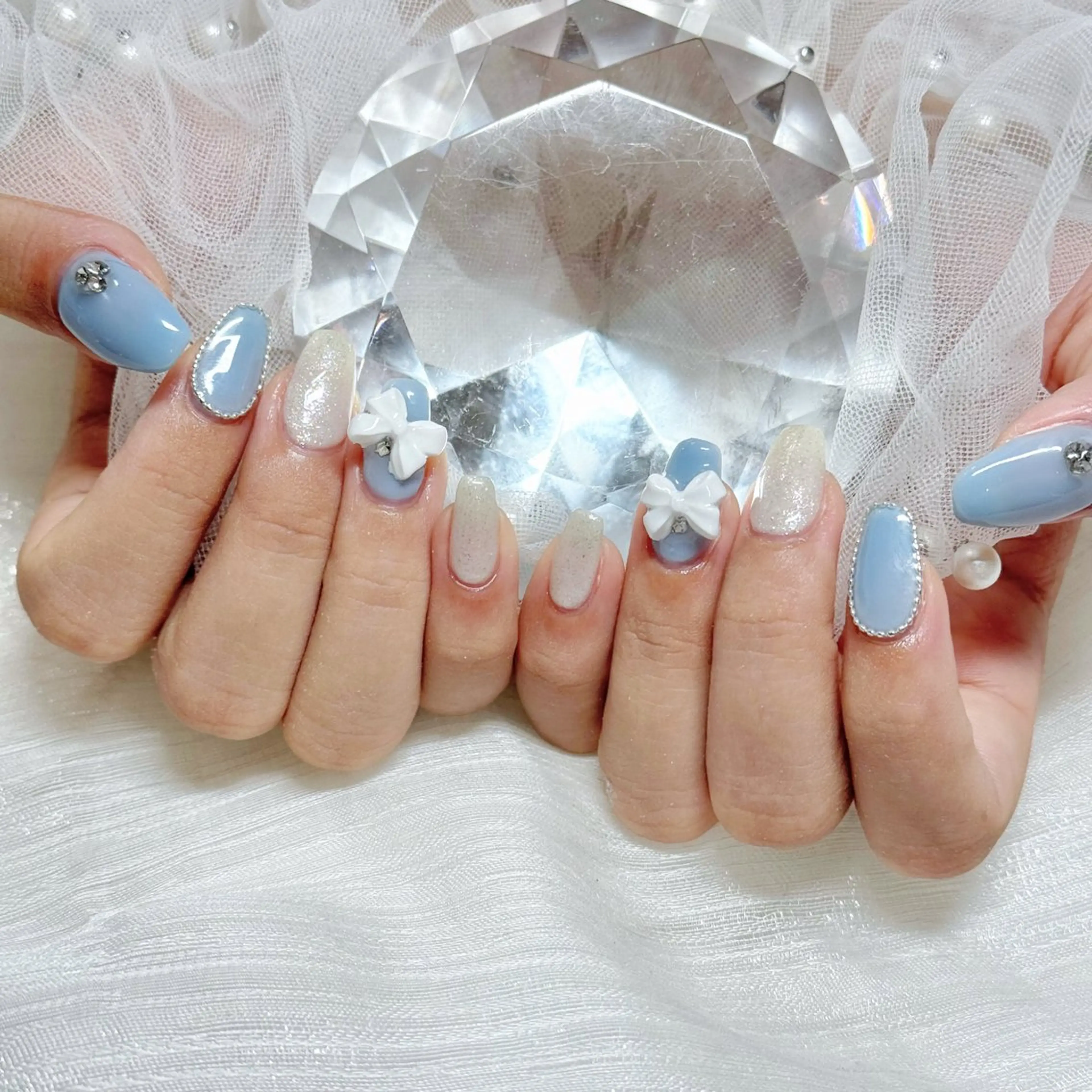 ネイル ハンドネイル 🎀Mai 🎀12/22空✩⡱のネイルデザイン