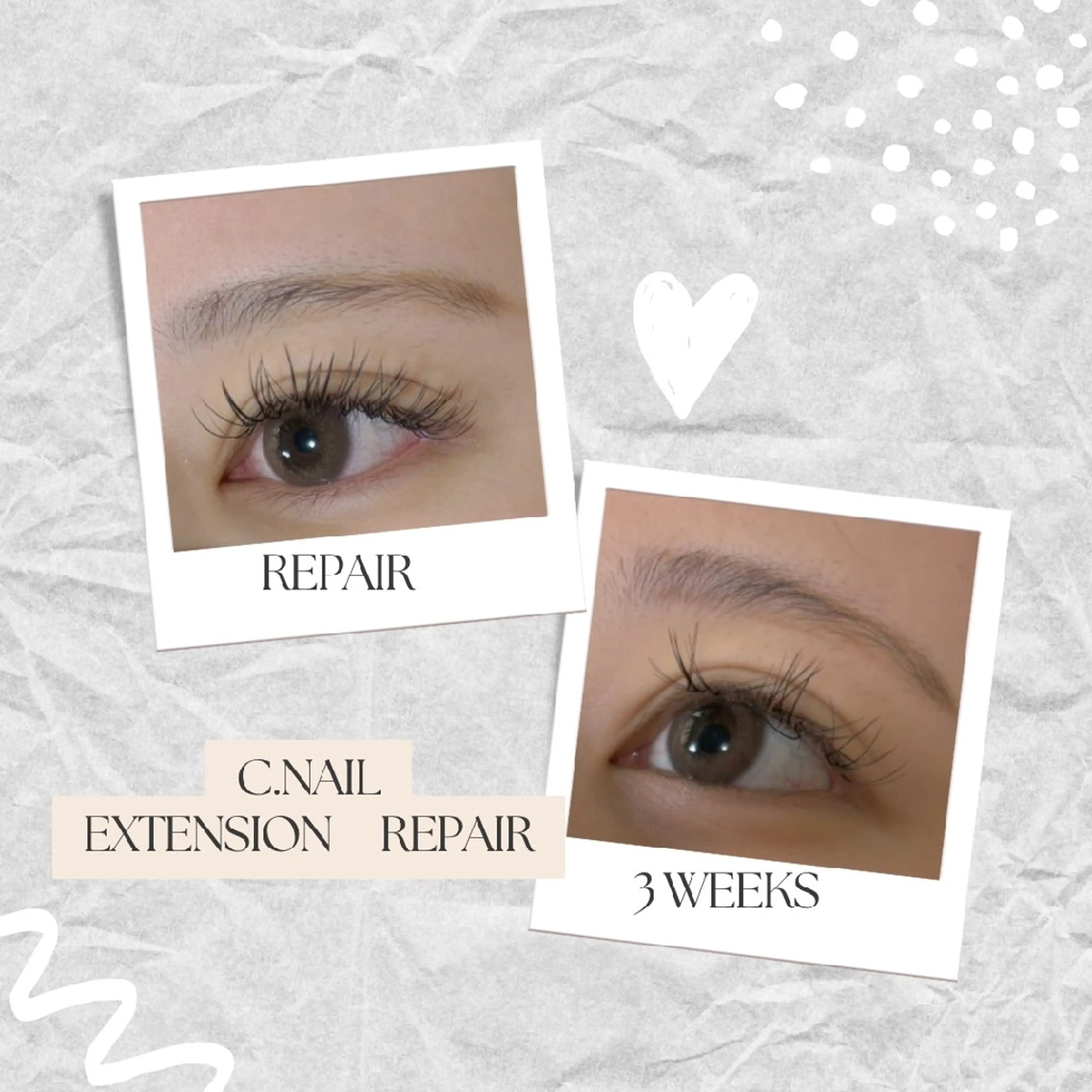 マツエク・マツパ バインドロック マツエク C.Nail&EYE 　chiharuのマツエク・マツパデザイン