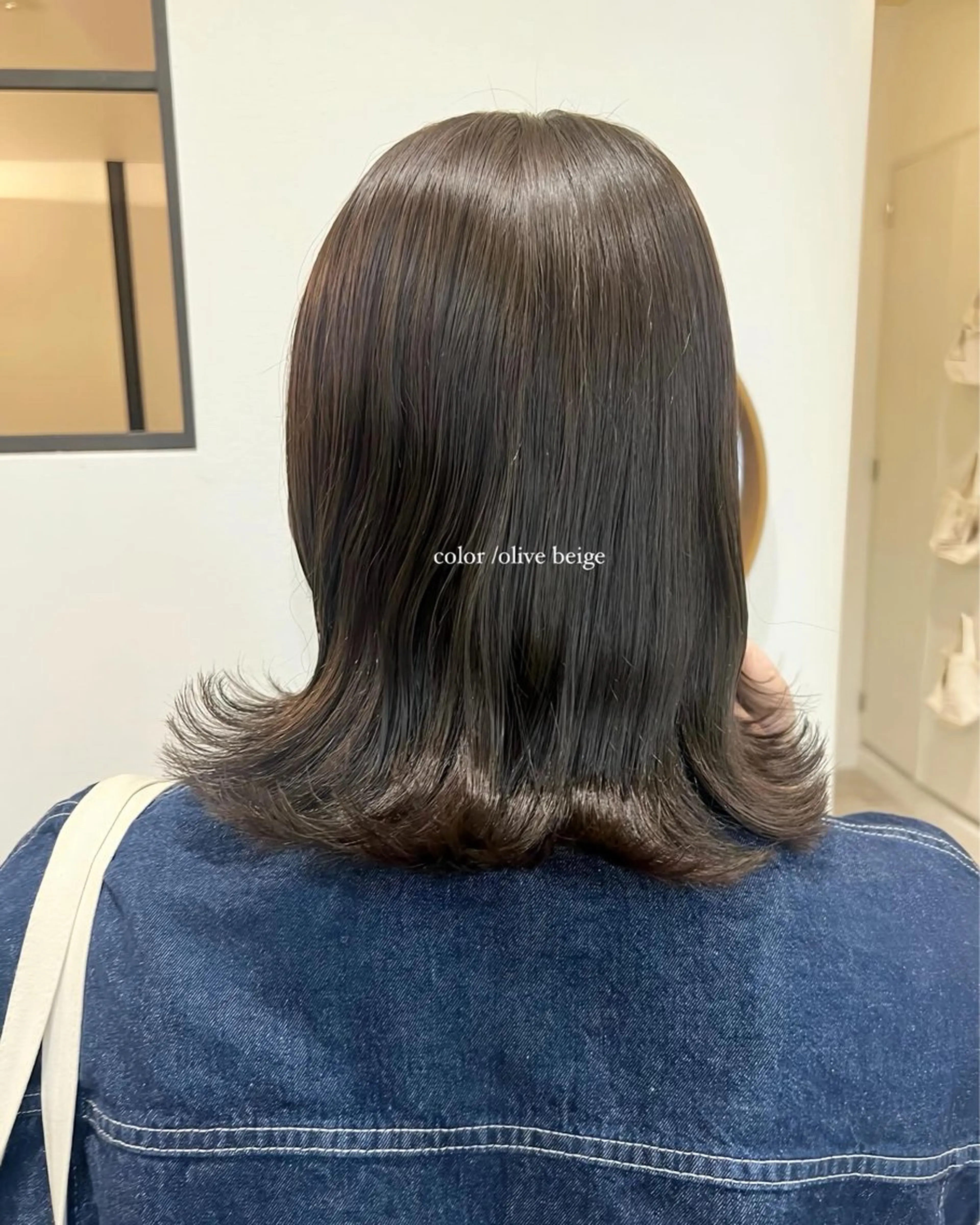 ミディアム カラー natsu/梅田 /透明感/艶髪のヘアスタイル