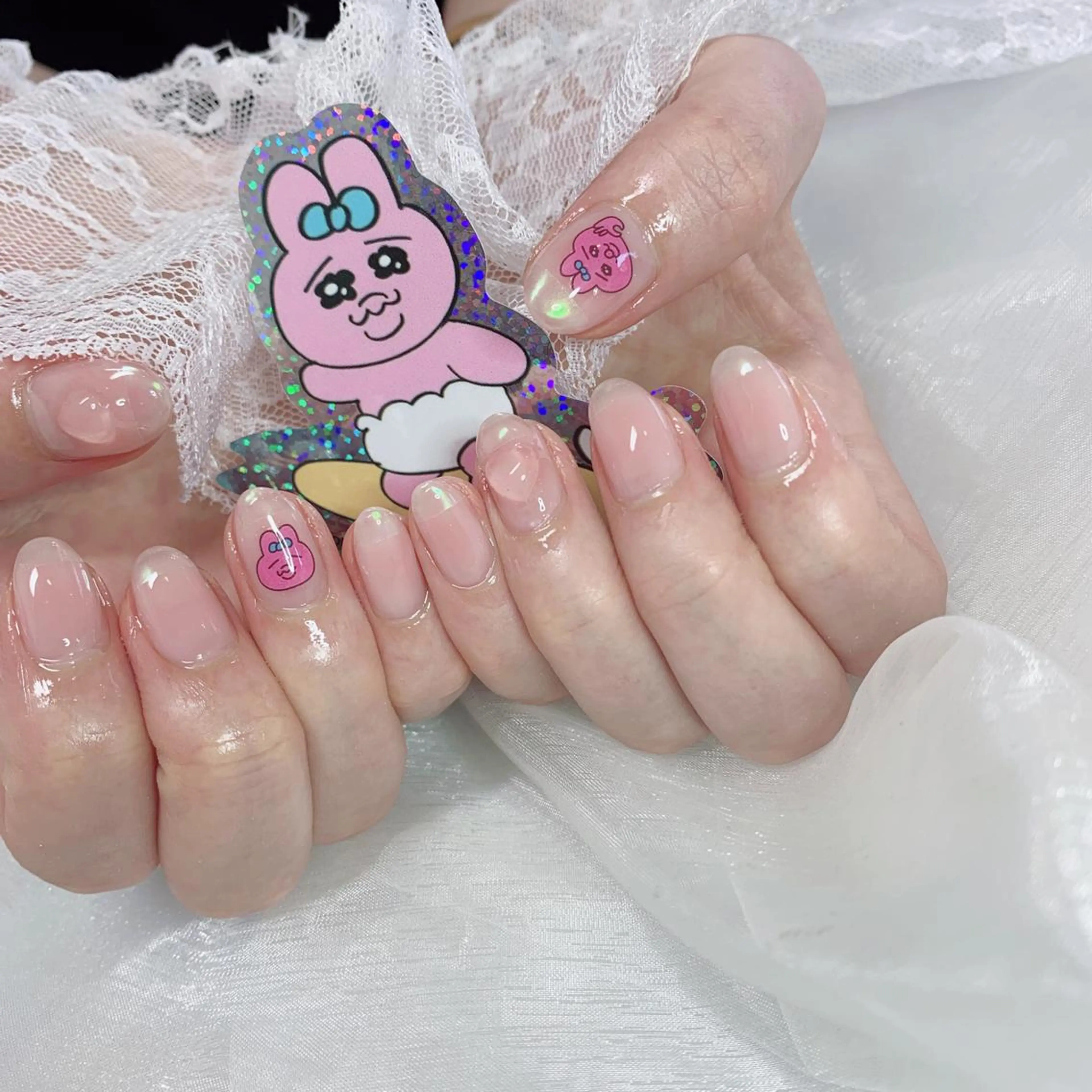 ネイル ハンドネイル La neige* yuki 🥯🍑のネイルデザイン