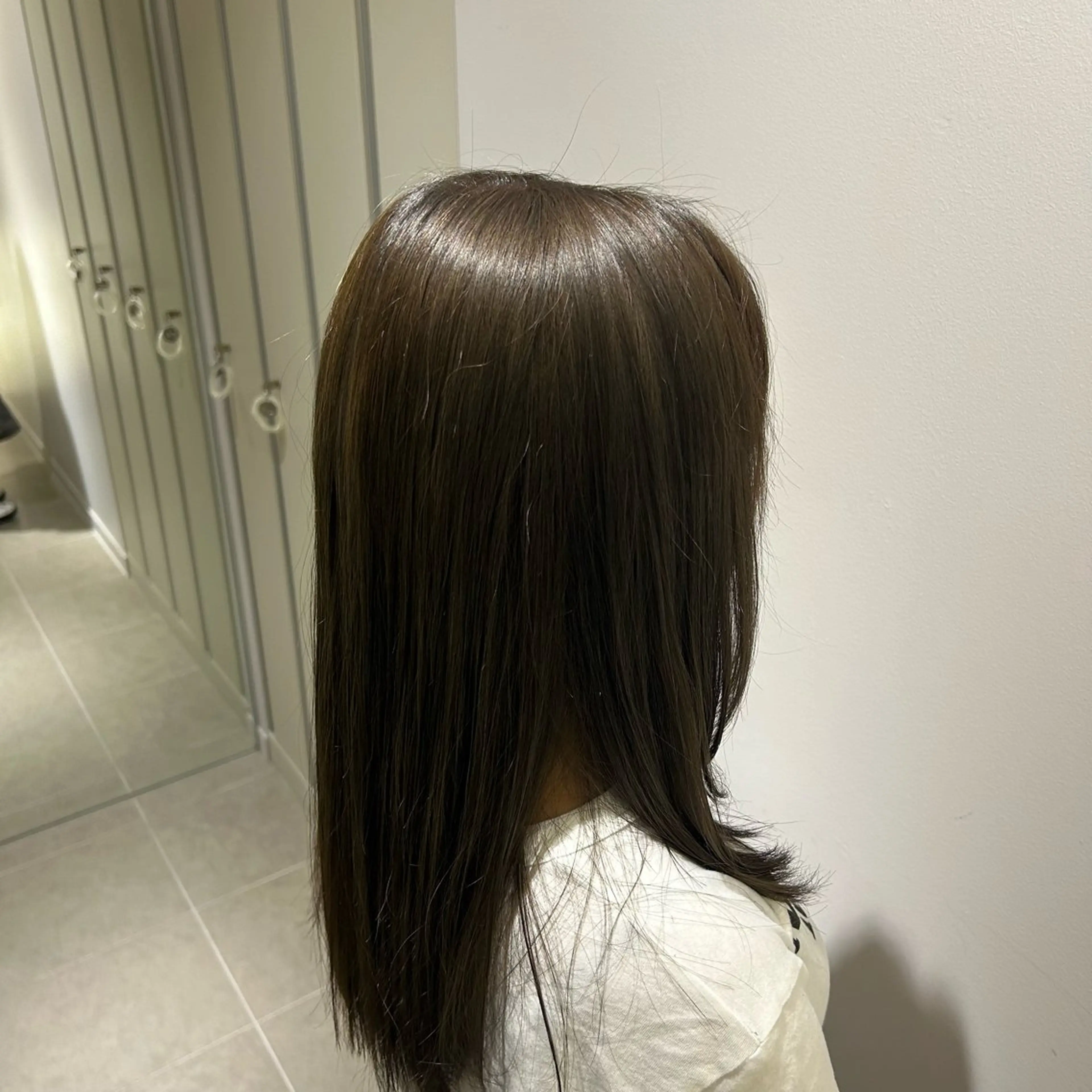 セミロング JURI 🎀透明感カラー🎀のヘアスタイル