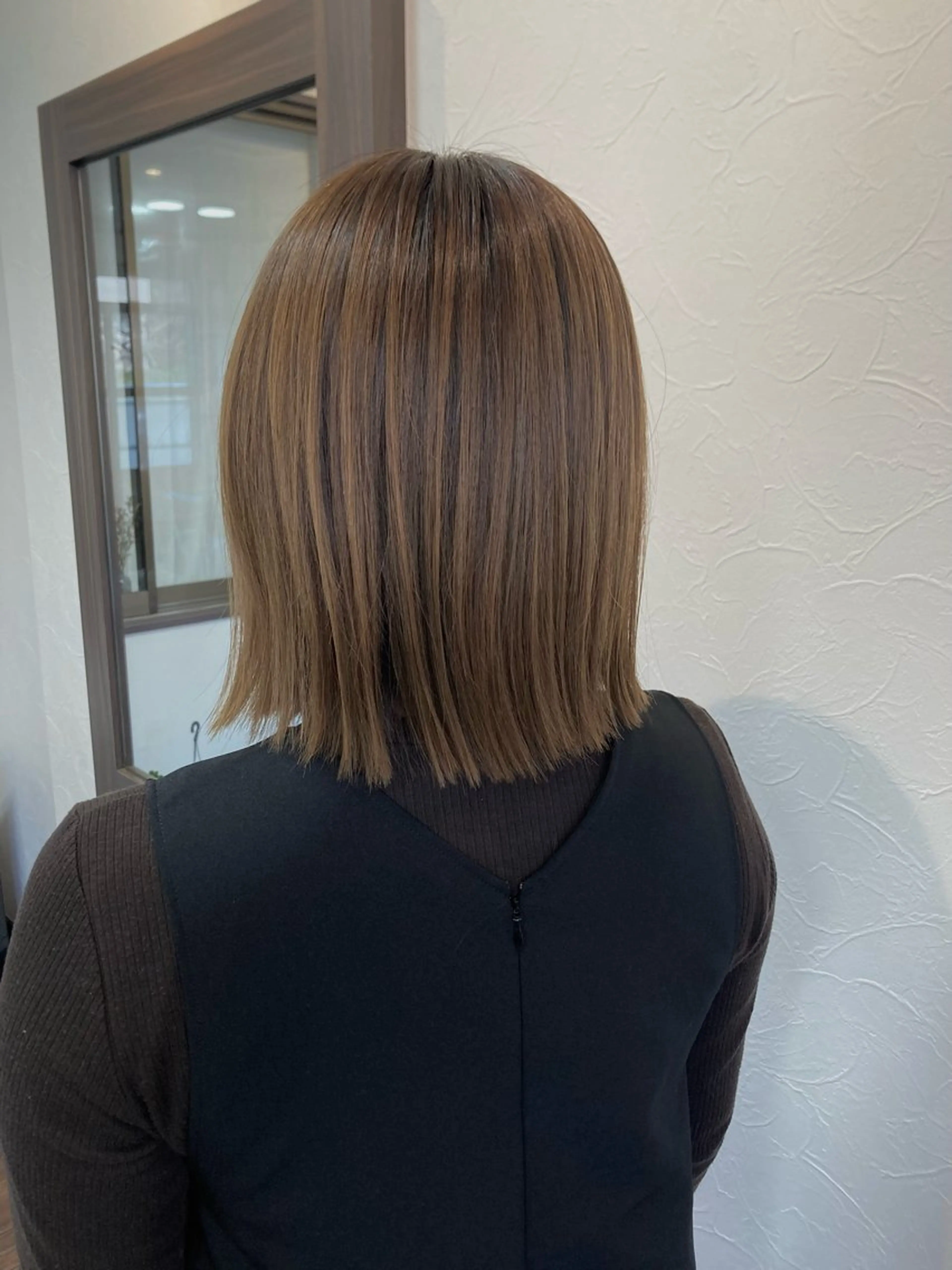 ショート ボブ 外ハネヘア JIU所属・池岡 洋子のヘアスタイル