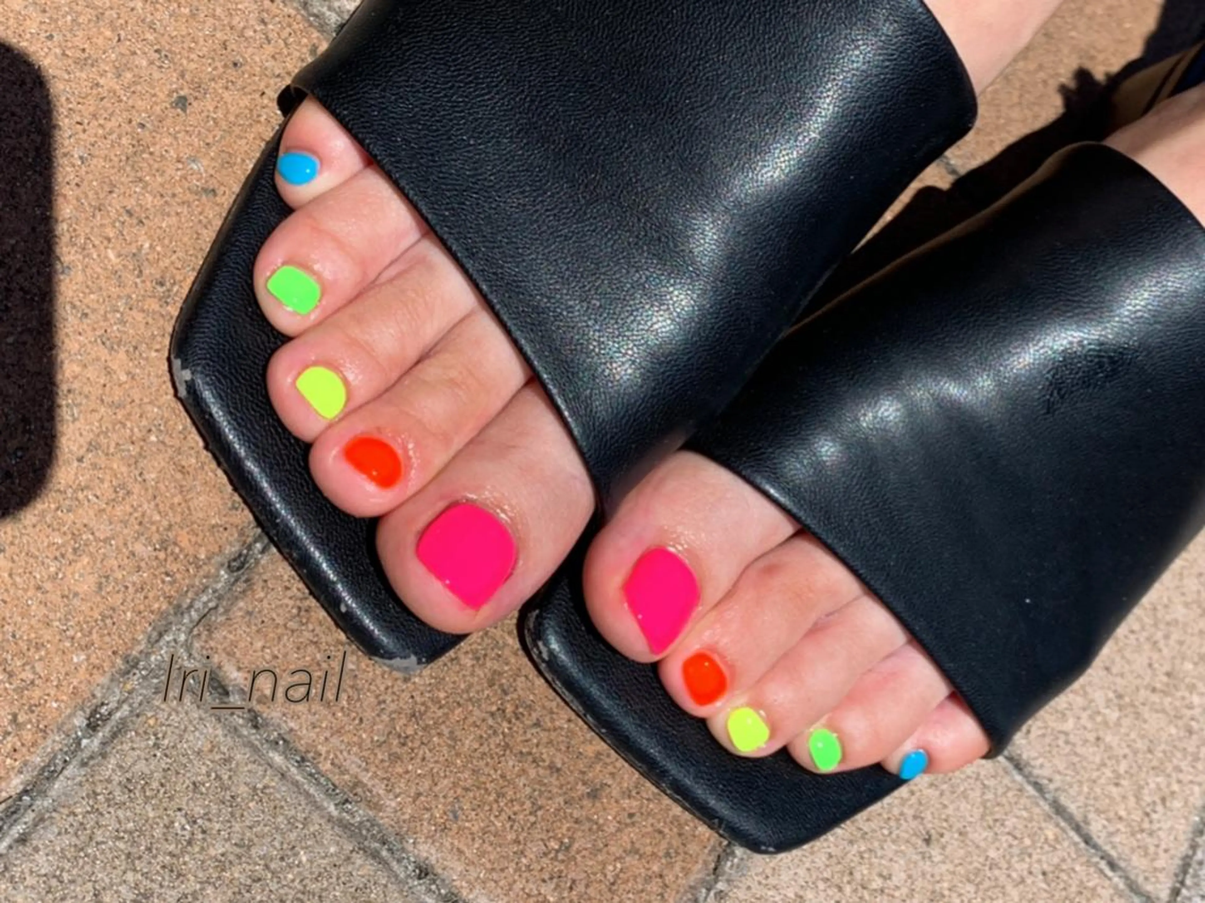 ネイル フットネイル ジェルネイル ワンカラーネイル フットネイル 中川 愛理のその他イメージ