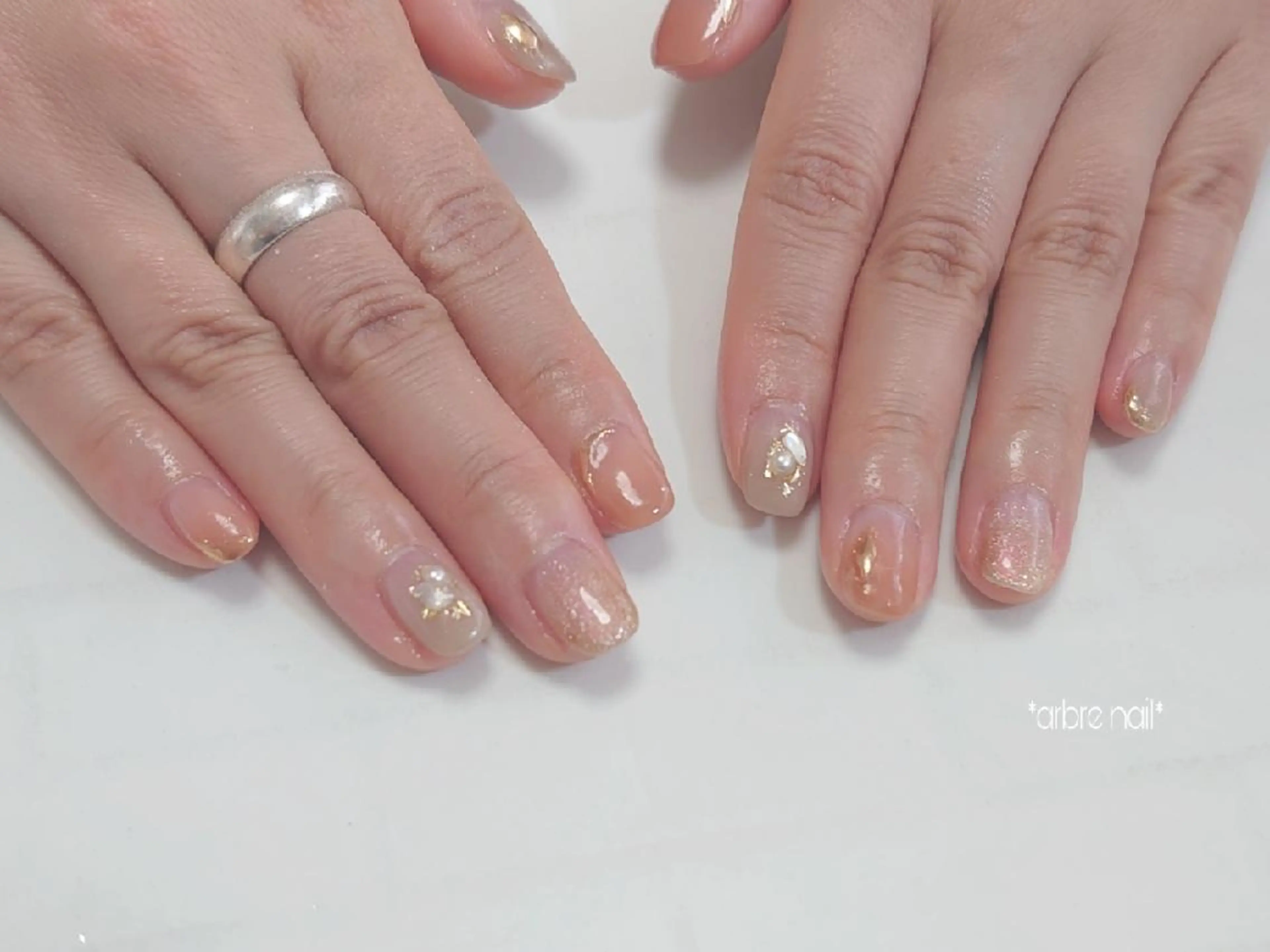 ネイル ＊arbre nail＊.アーブルネイル所属・✯.。 arbre  nail 。✯.のネイルデザイン