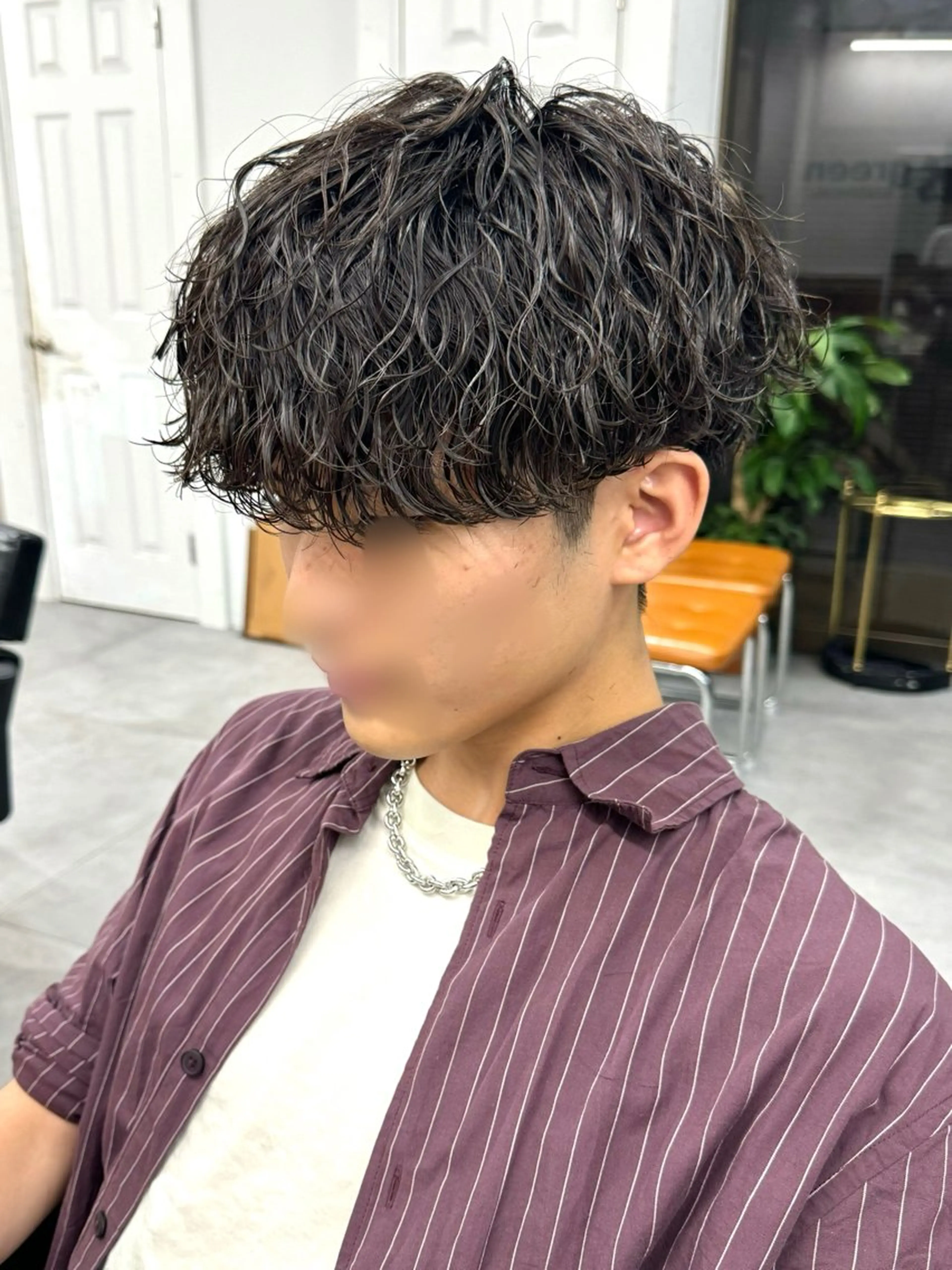 パーマ メンズ メンズパーマ 波巻きパーマ カット パーマ トリートメント シャドウパーマ/ 波巻パーマYu-Kiのヘアスタイル