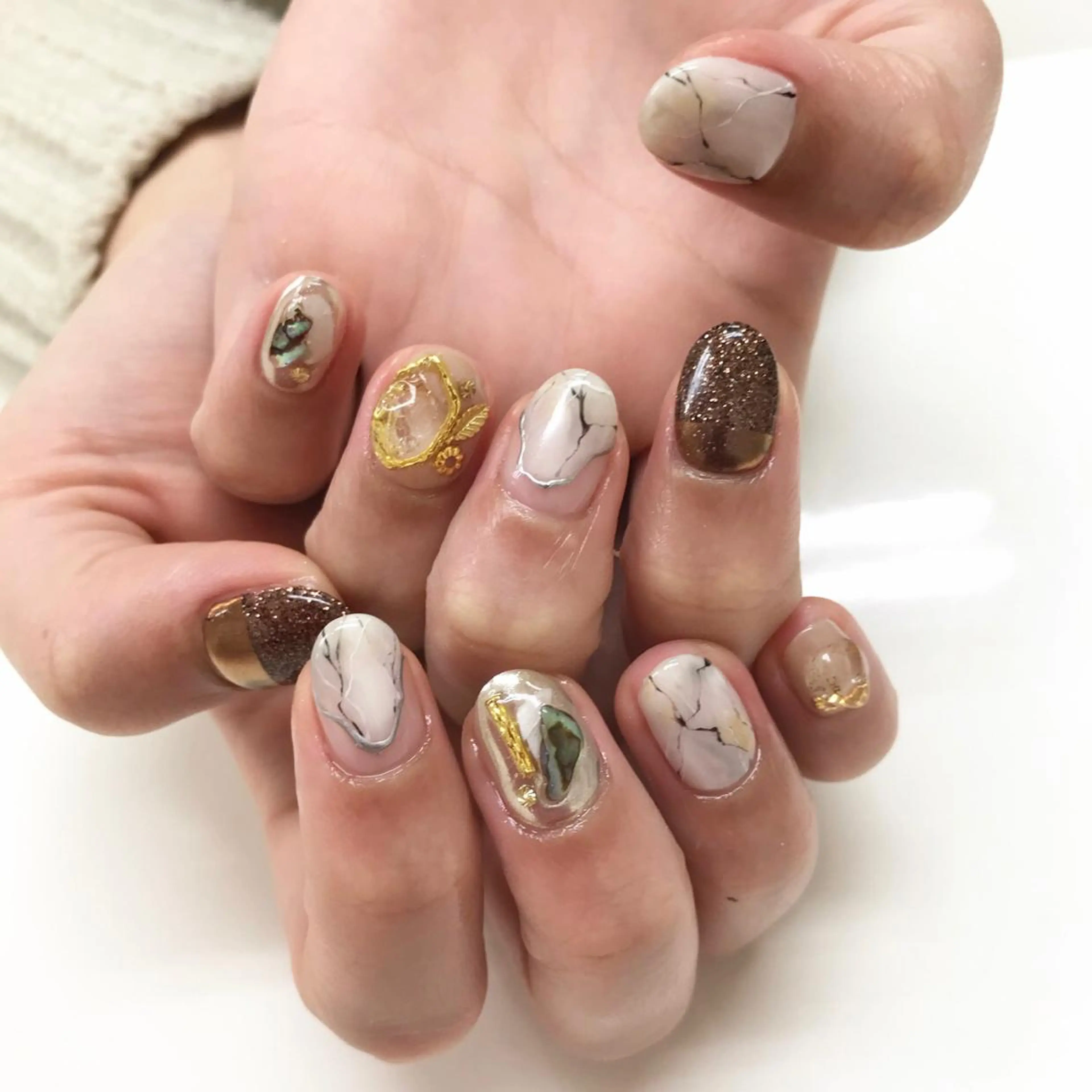 ネイル ハンドネイル Hisaka Mikiのネイルデザイン