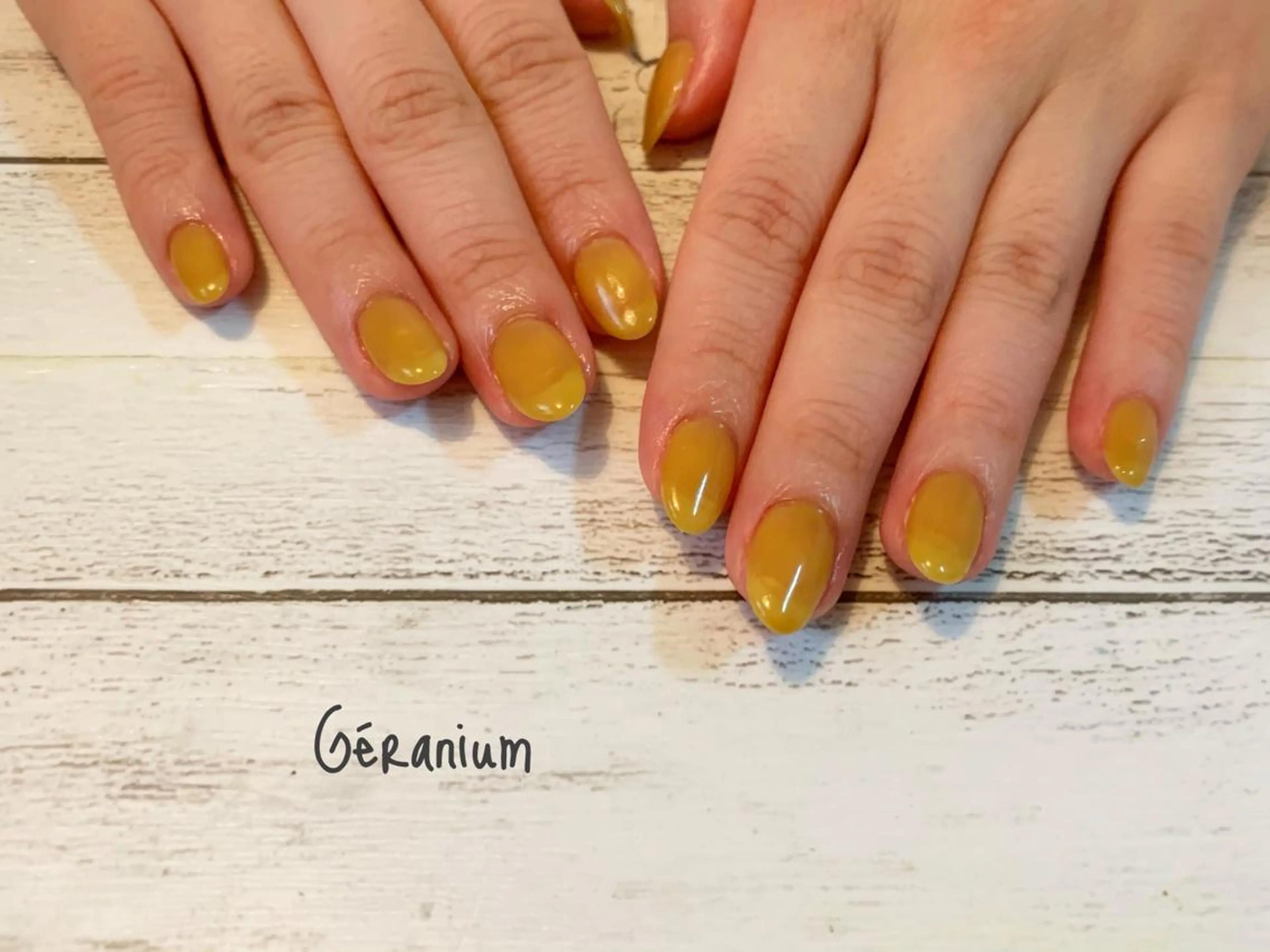 ネイル フットネイル GéRanium Harukaのネイルデザイン