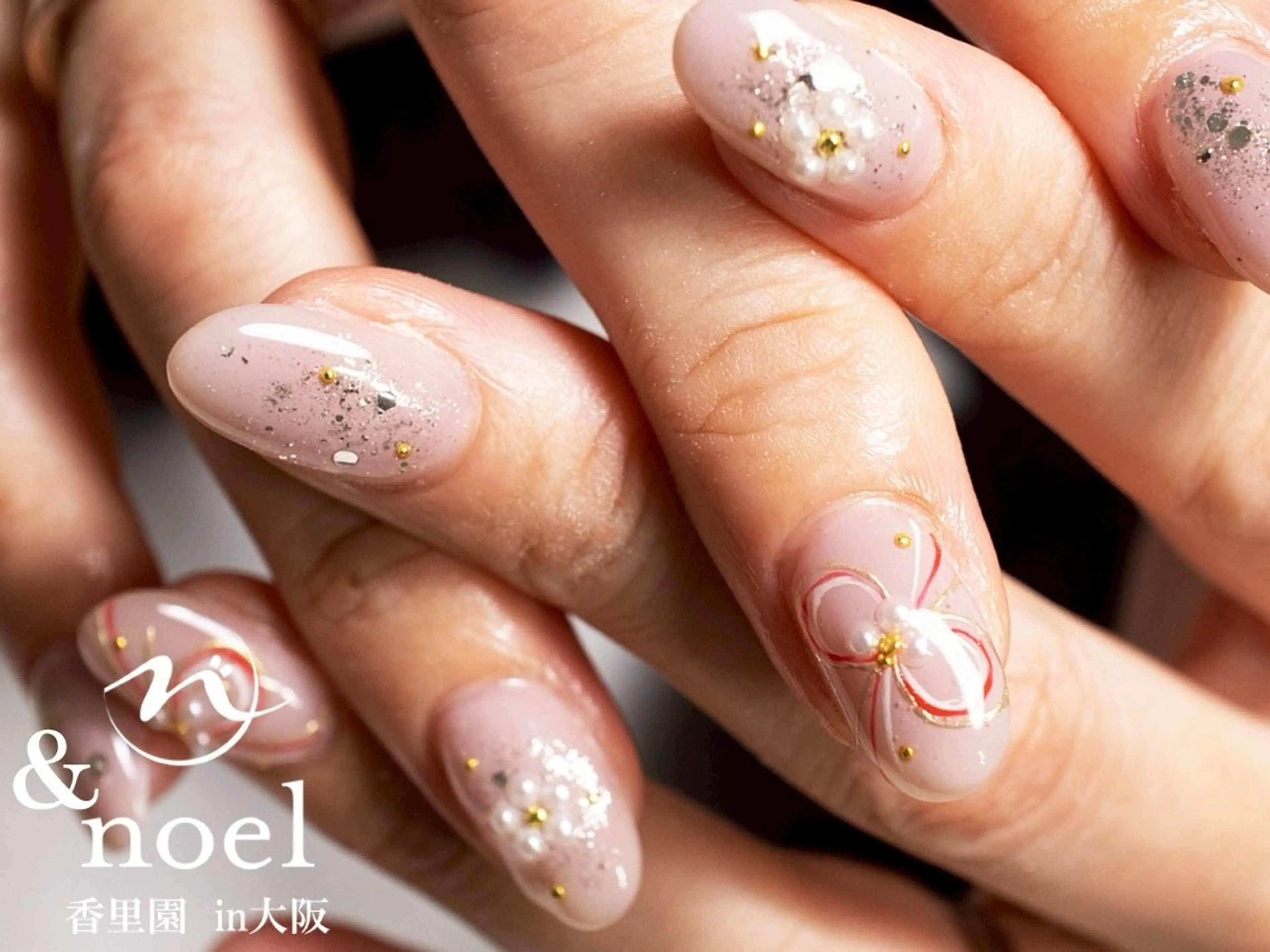 ネイル ハンドネイル Nailsalon &Noel所属・もも 🍑のネイルデザイン