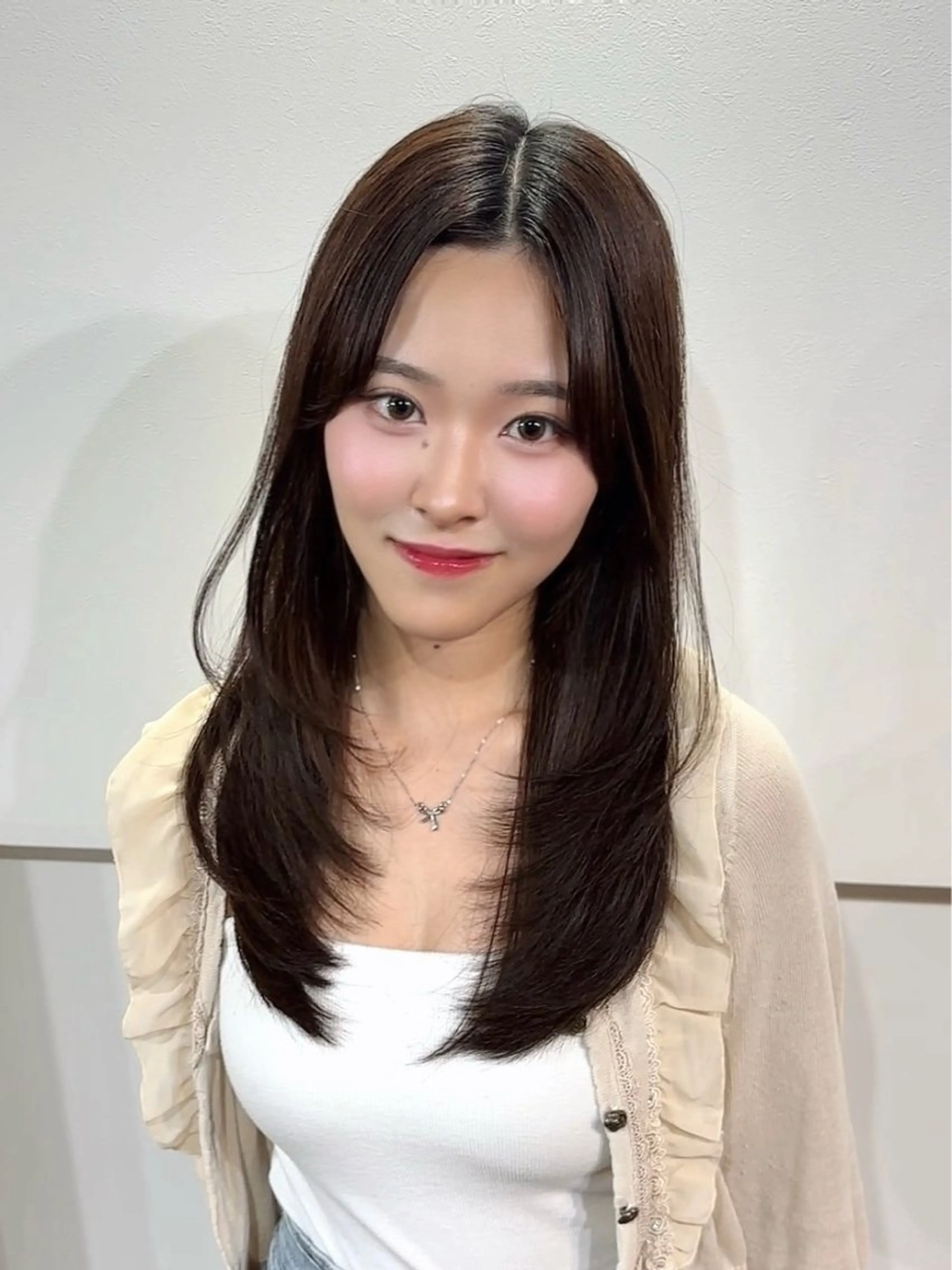 セミロング 渋谷/ハッシュ レイヤーカット/会田のヘアスタイル