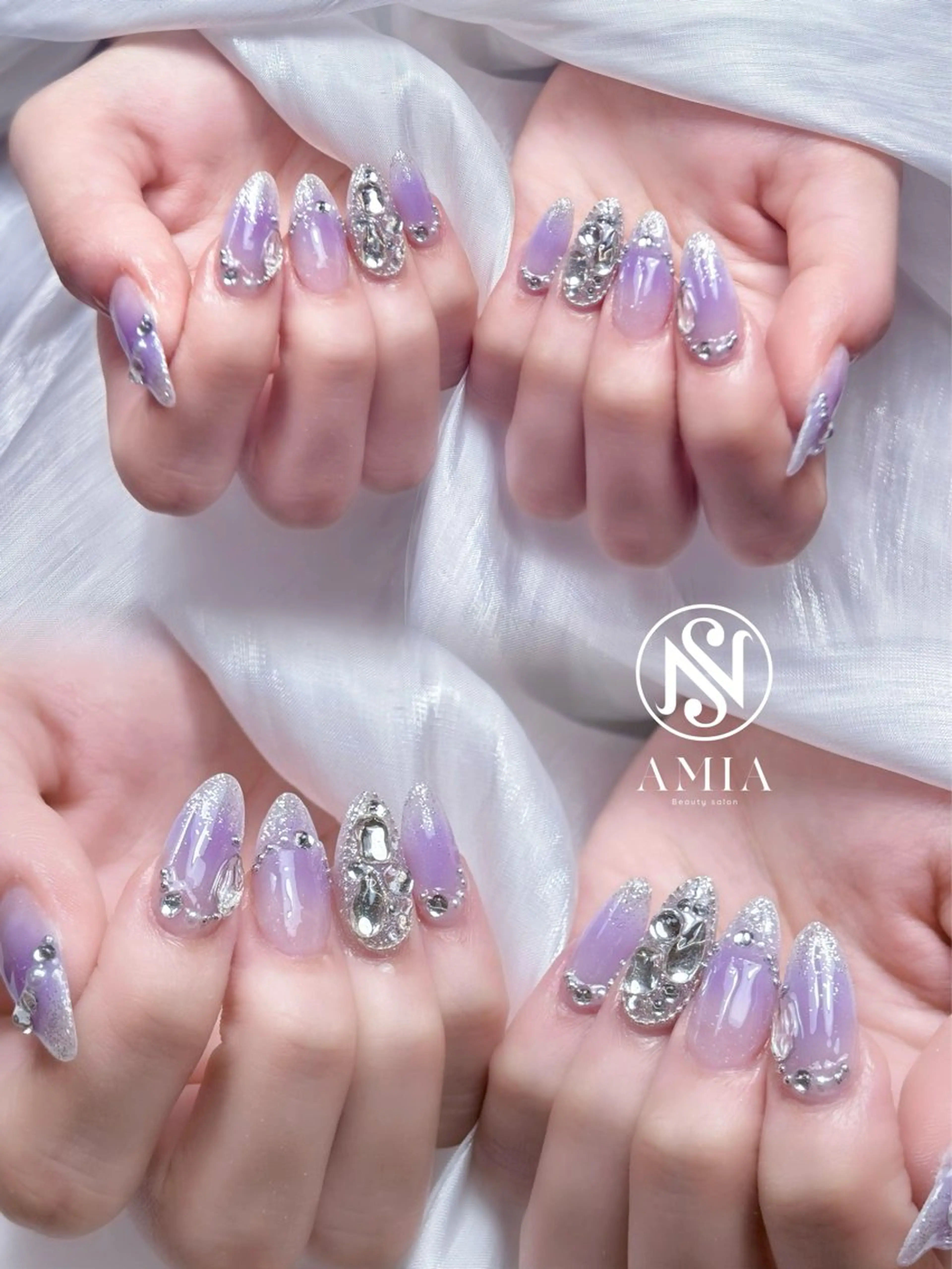 セミロング ハンドネイル AMIA BEAUTY SALON所属・🌟AMIA BEAUTY🌟のネイルデザイン