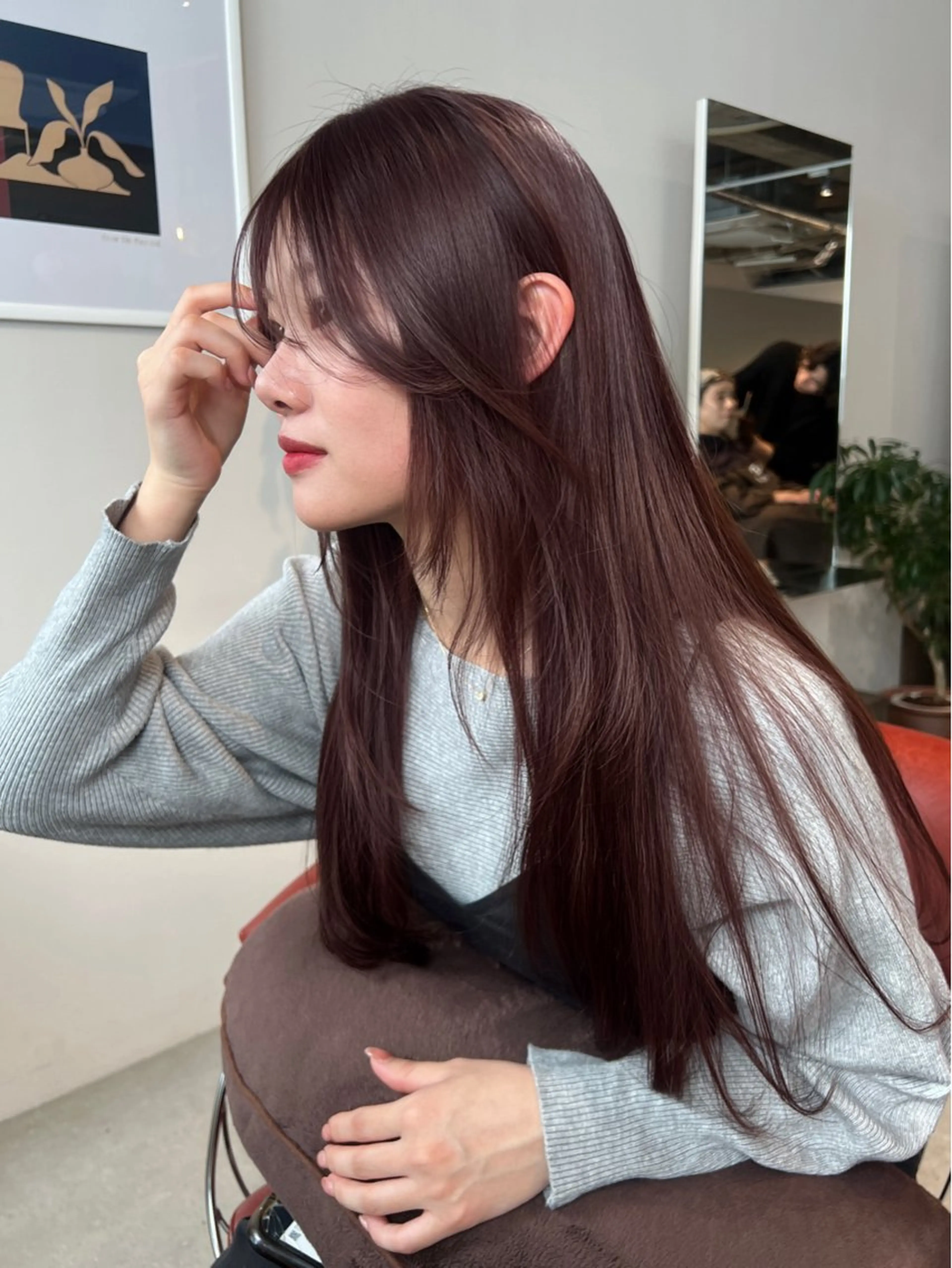 パーマ 縮毛矯正 トリートメント 久保田 群青のヘアスタイル