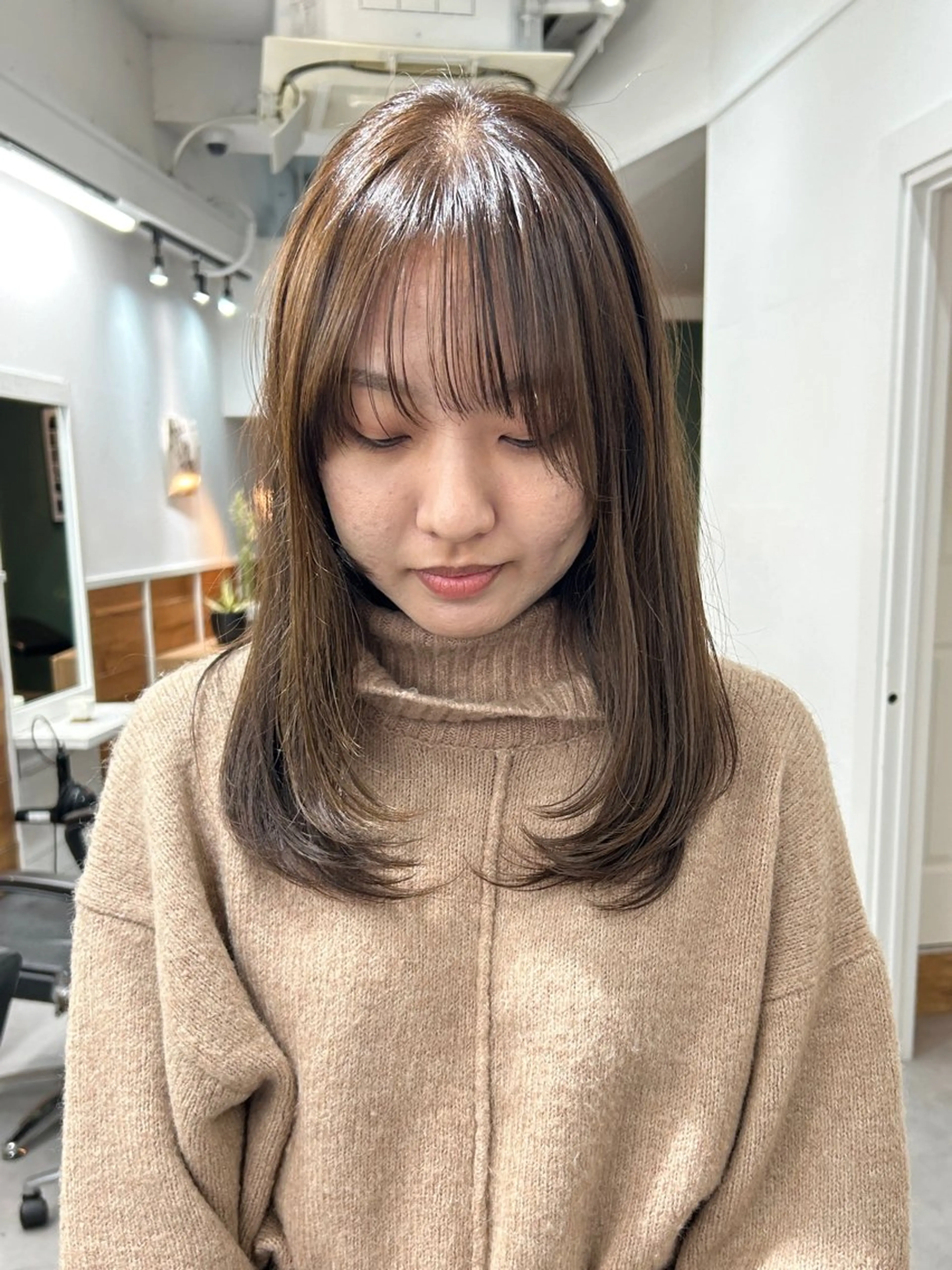 ロング カラー レイヤーボブ/ 艶カラー/サナ🌼のヘアスタイル