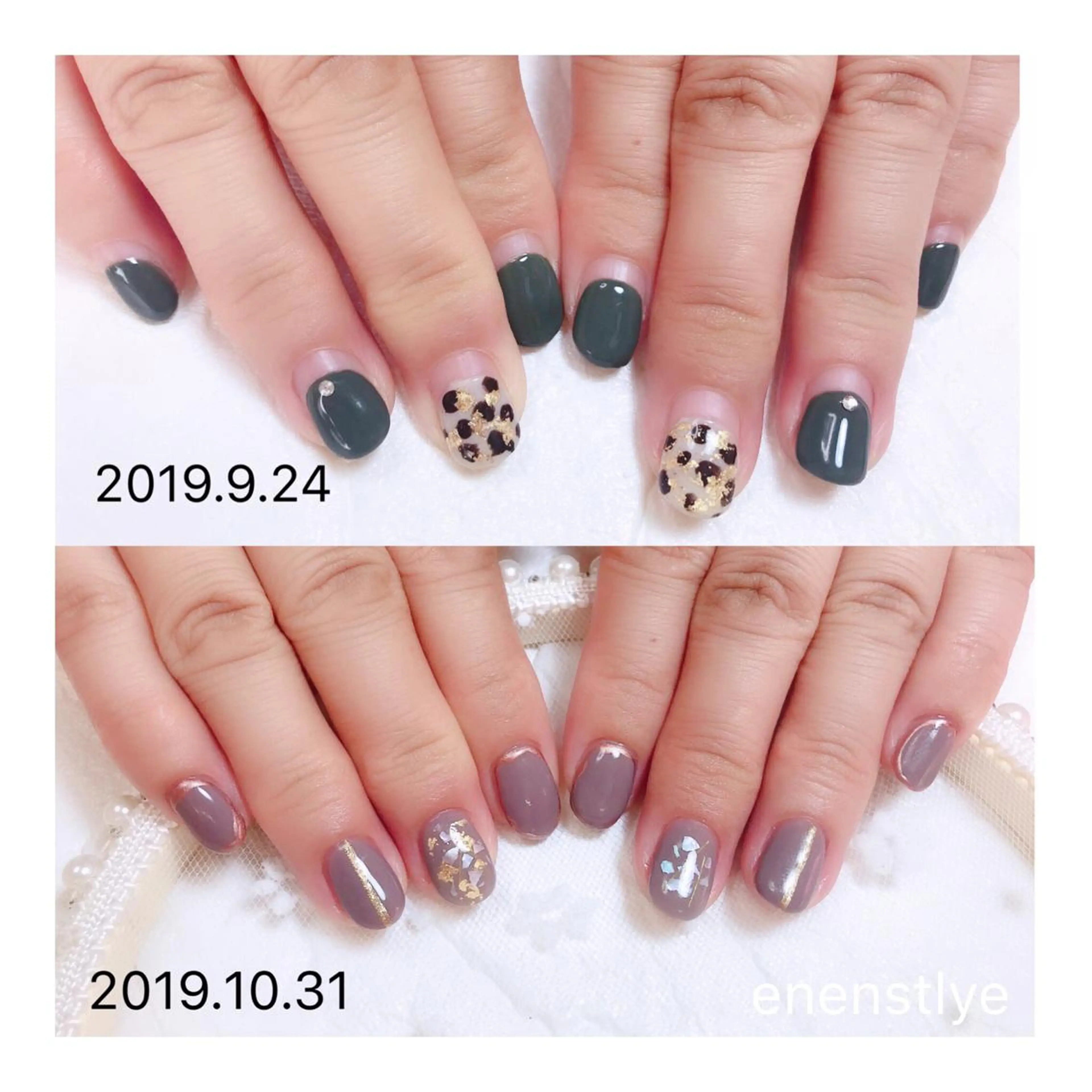 ショート ネイル ジェルネイル ニュアンスネイル オフィスネイル シンプルネイル ハンドネイル 👑enen style👑のネイルデザイン