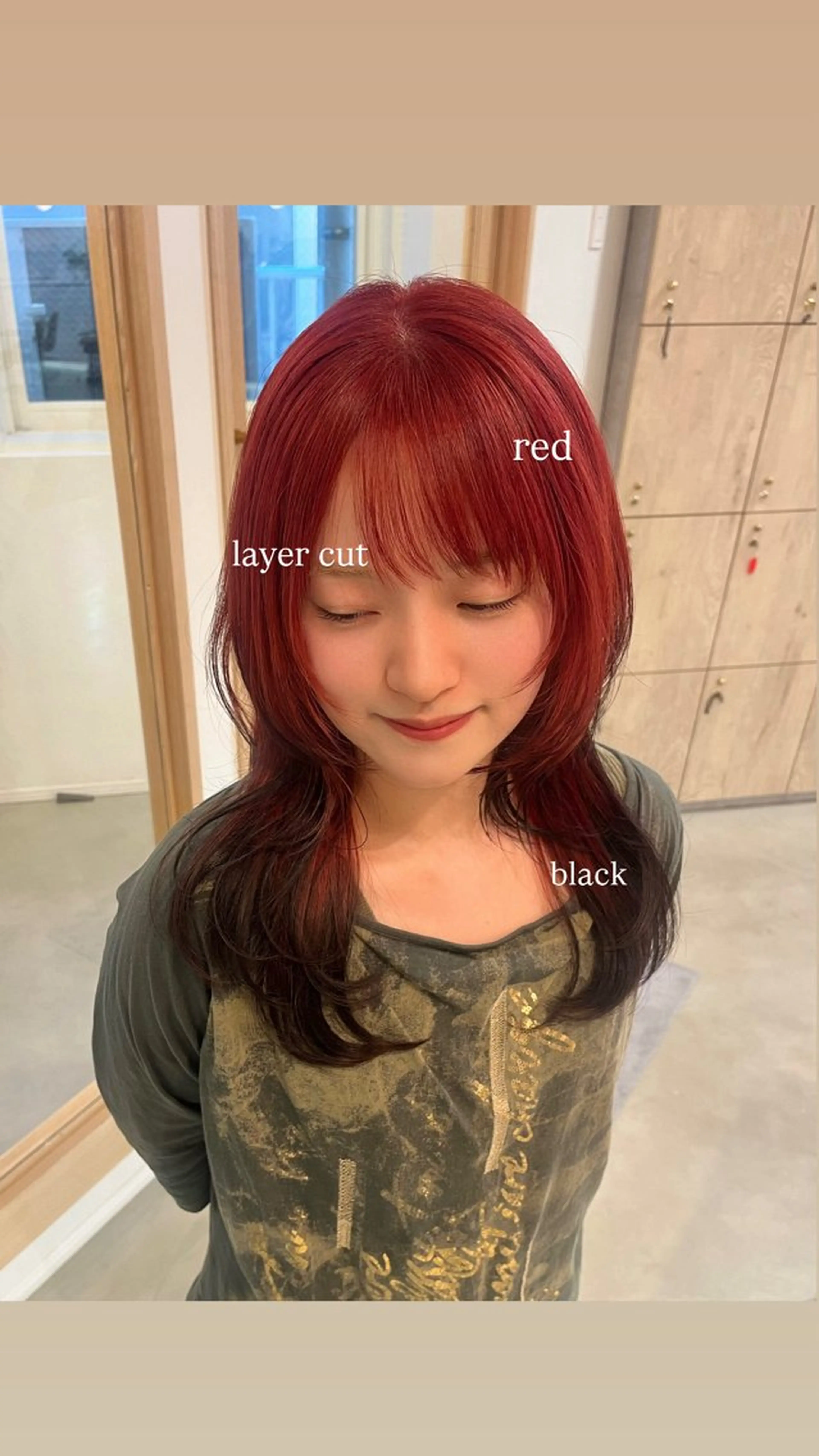 ロング カット ヘアカラー トリートメント marino/ カラー/顔周りカットのヘアスタイル