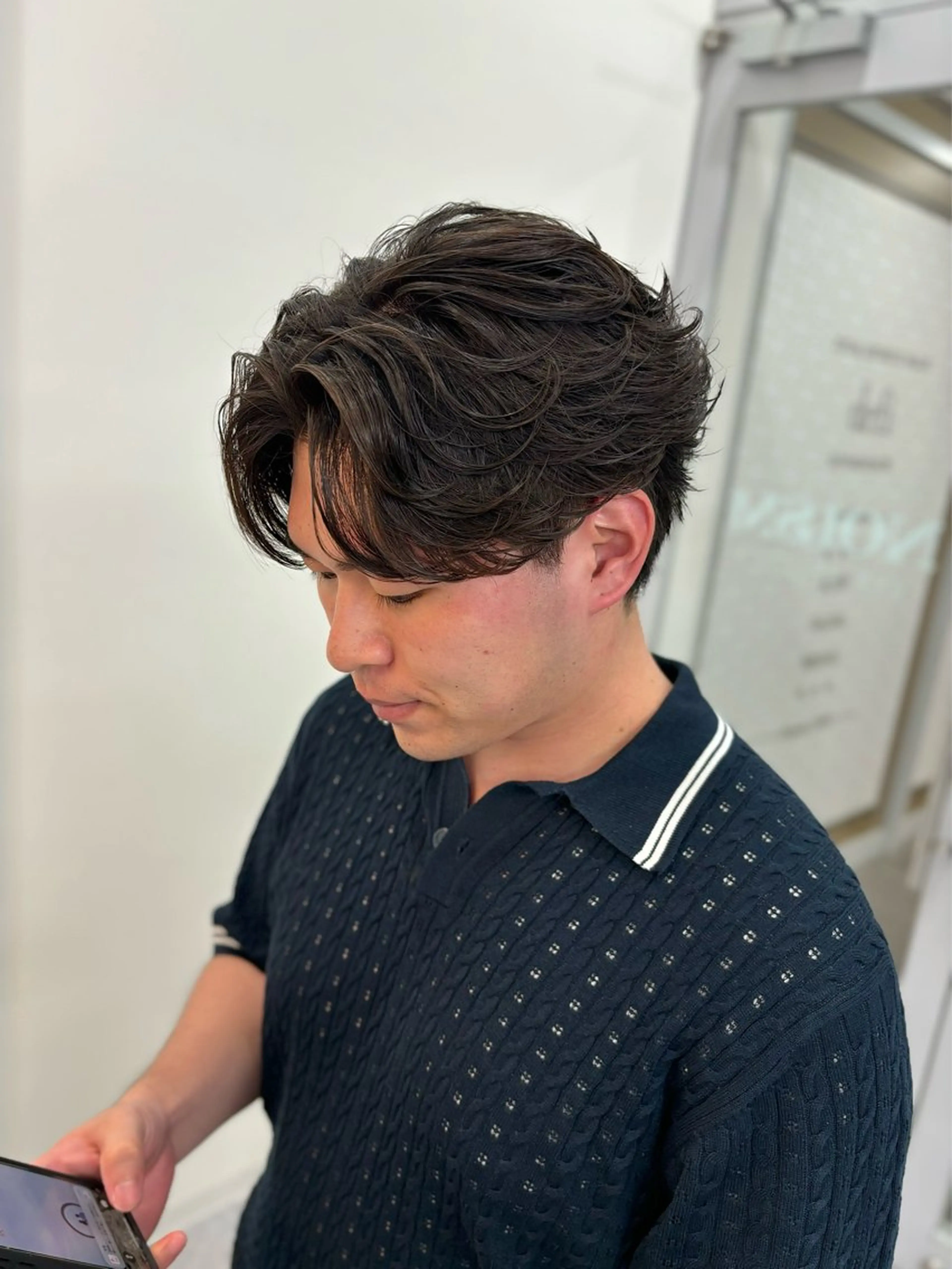 パーマ メンズ 🍐シャドウパーマ メンズ特化/守岡🍐のヘアスタイル