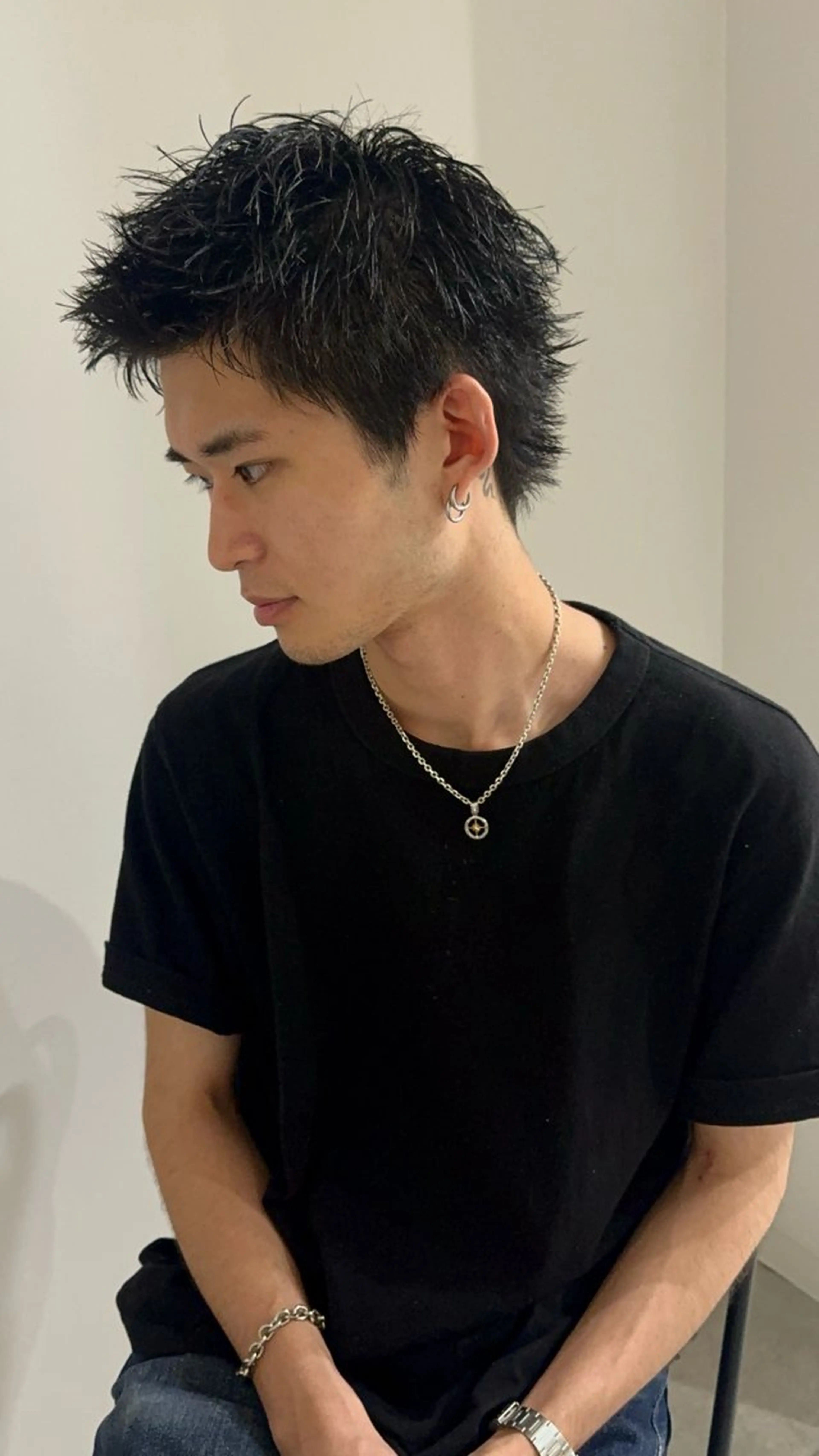 ショート メンズ スパイキーショート ショートヘア 🏁片倉 玲旺🏁のヘアスタイル