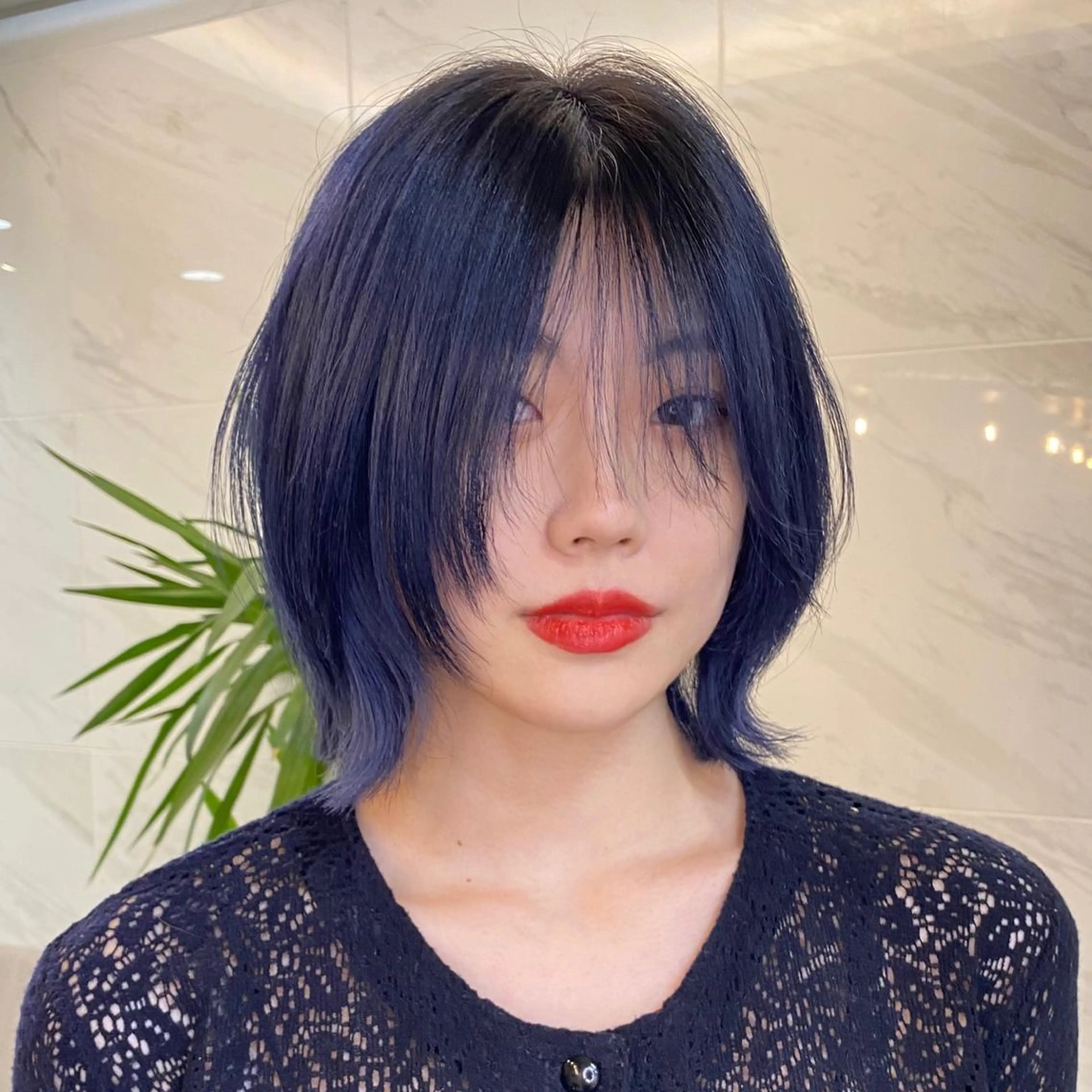 ミディアム SHIN レイヤー‪‪カットのヘアスタイル