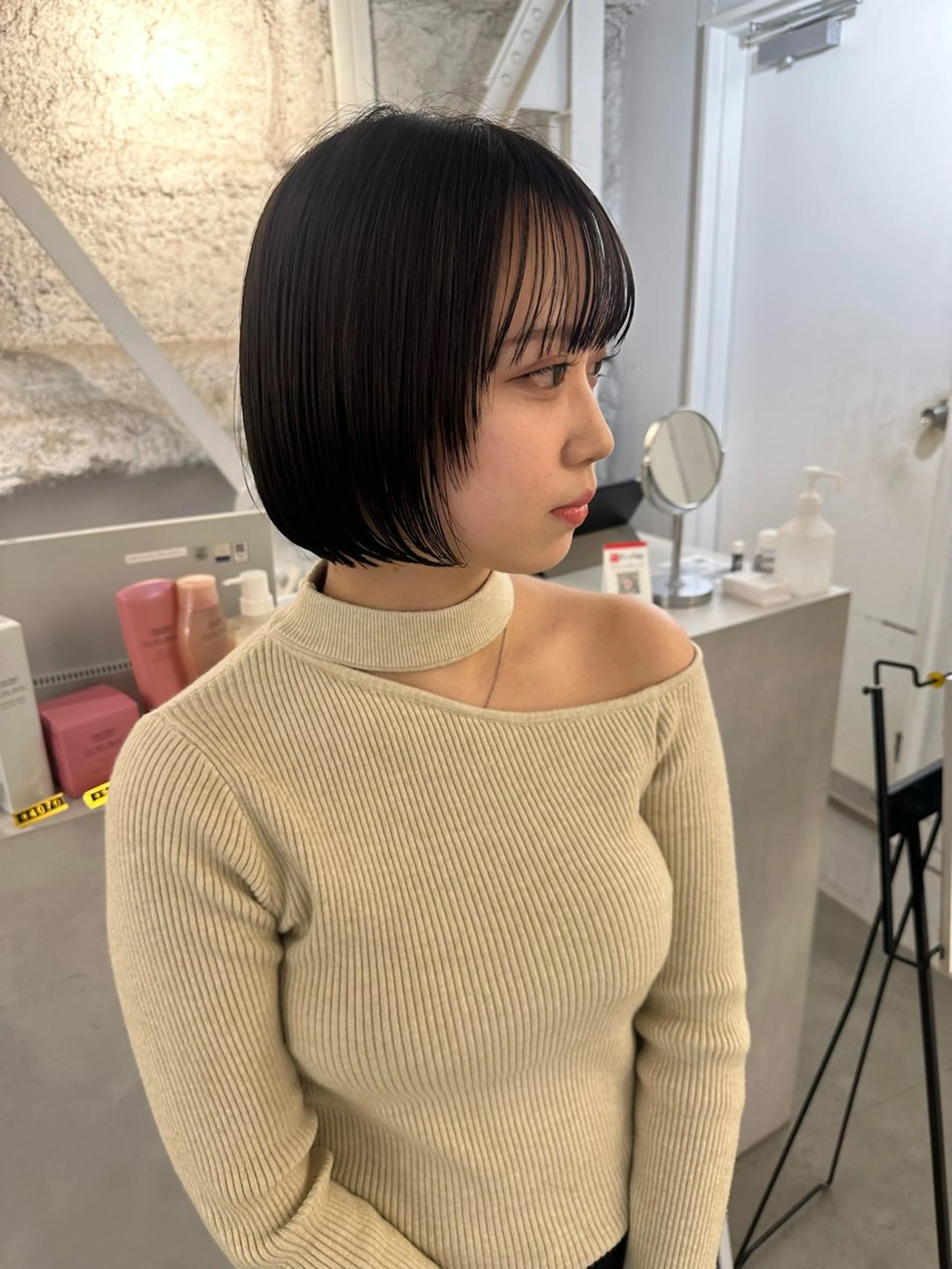 ショート カット ヘアカラー 骨格診断で絶対可愛い ✨丸みショート✨凌弥のヘアスタイル