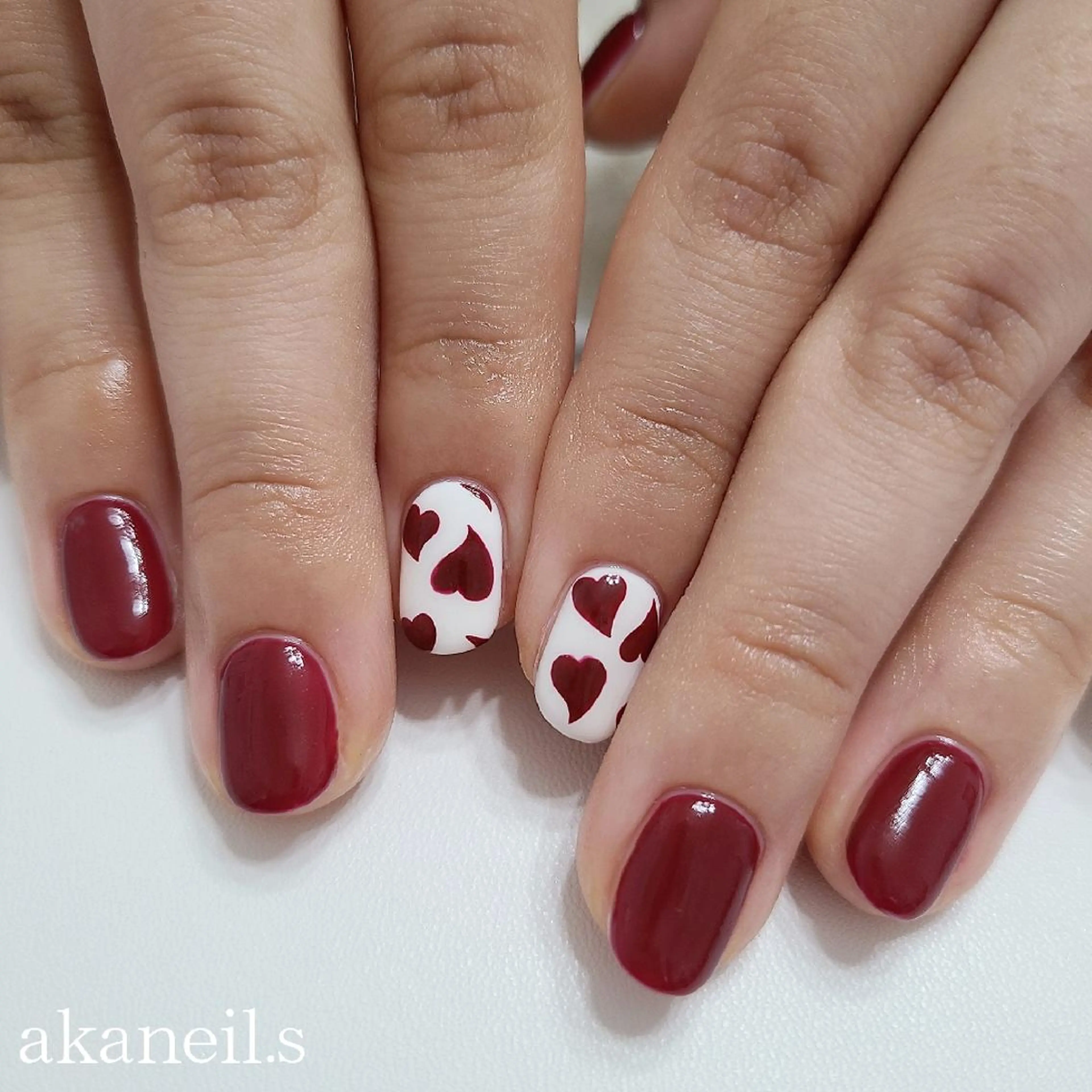 ネイル バレンタイン 【akaneils】 アカネのネイルデザイン