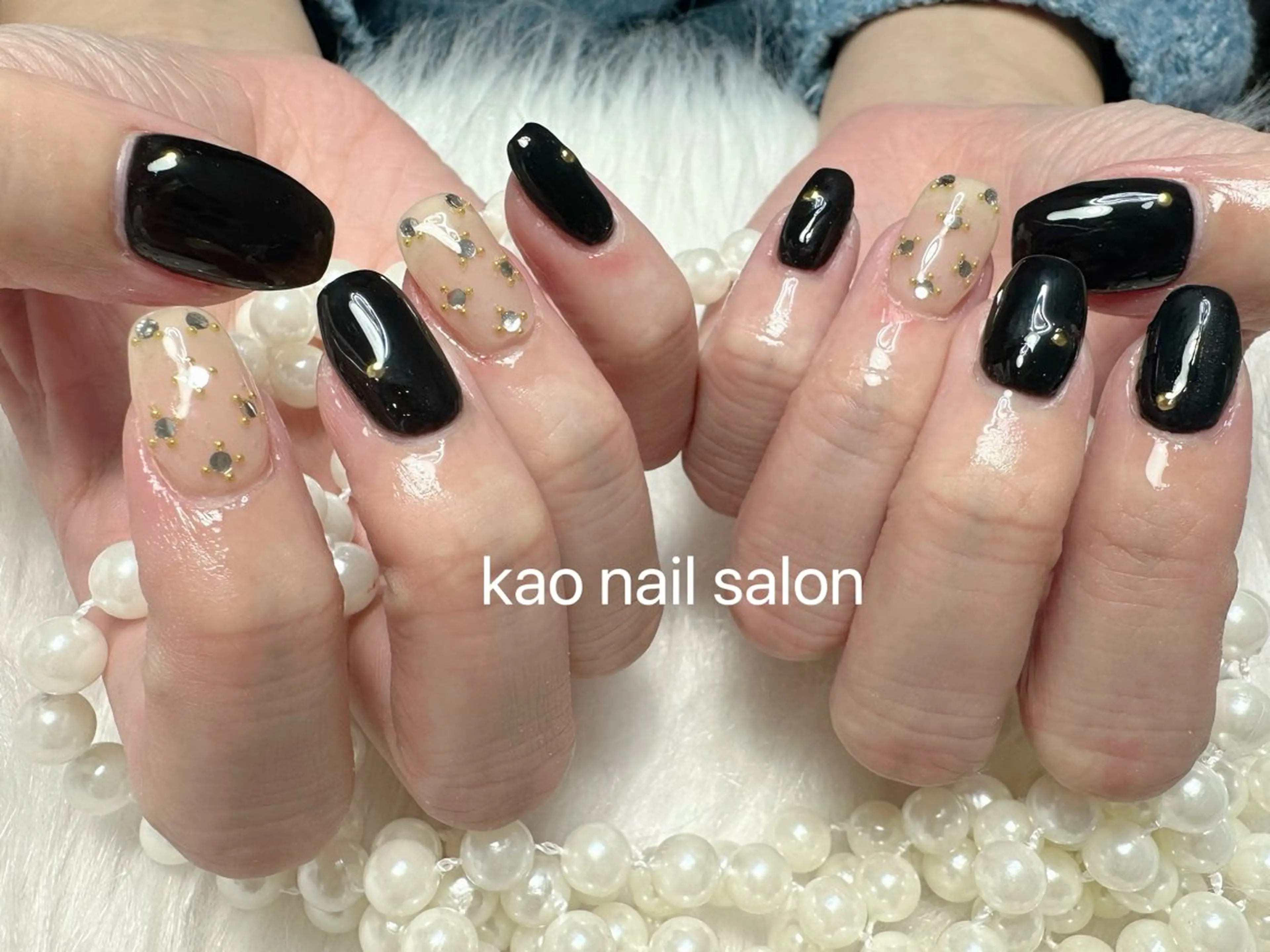 ネイル ハンドネイル kao nail マグネット/長さだしのネイルデザイン