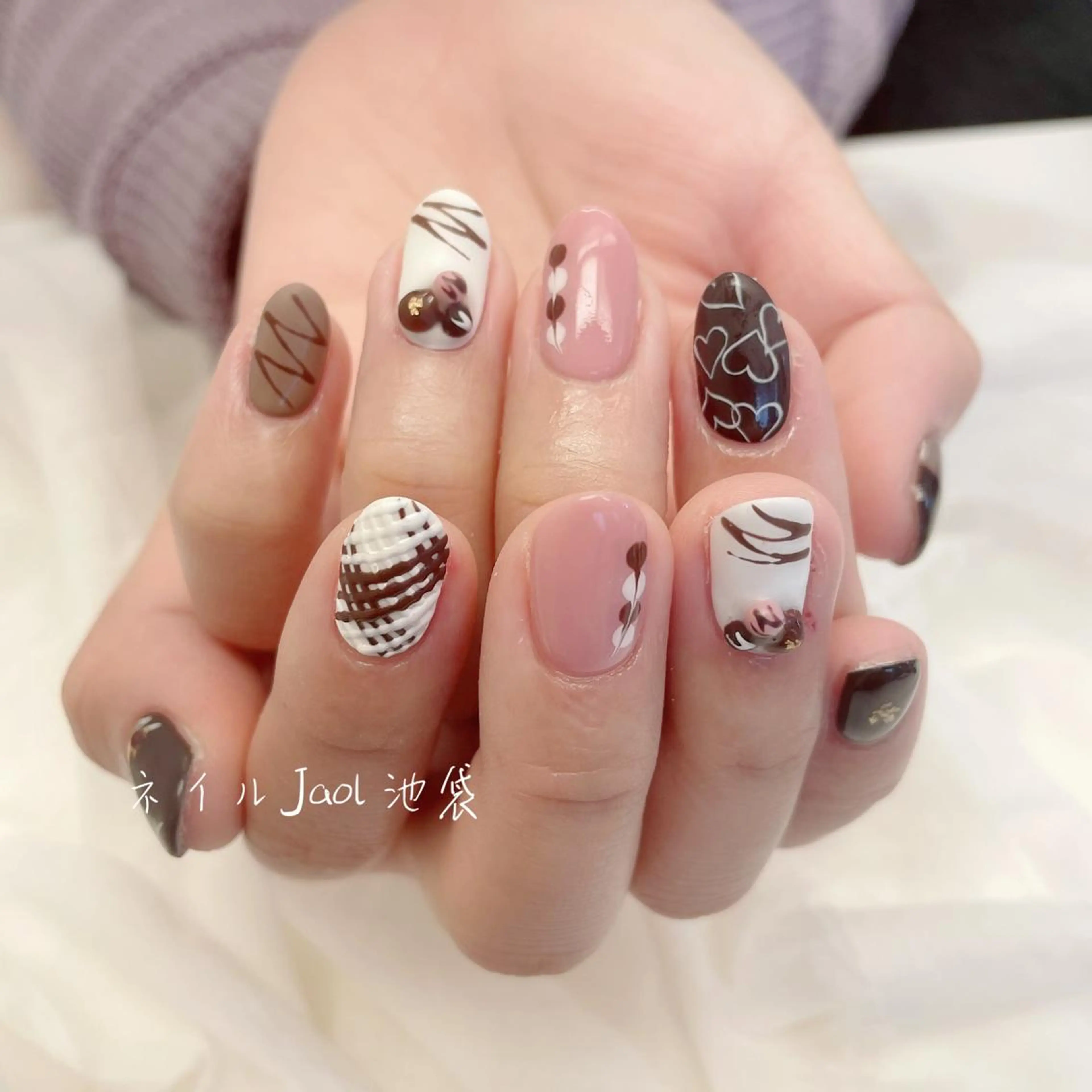 ミディアム nail jaol池袋店所属・ネイルJaol 池袋のネイルデザイン