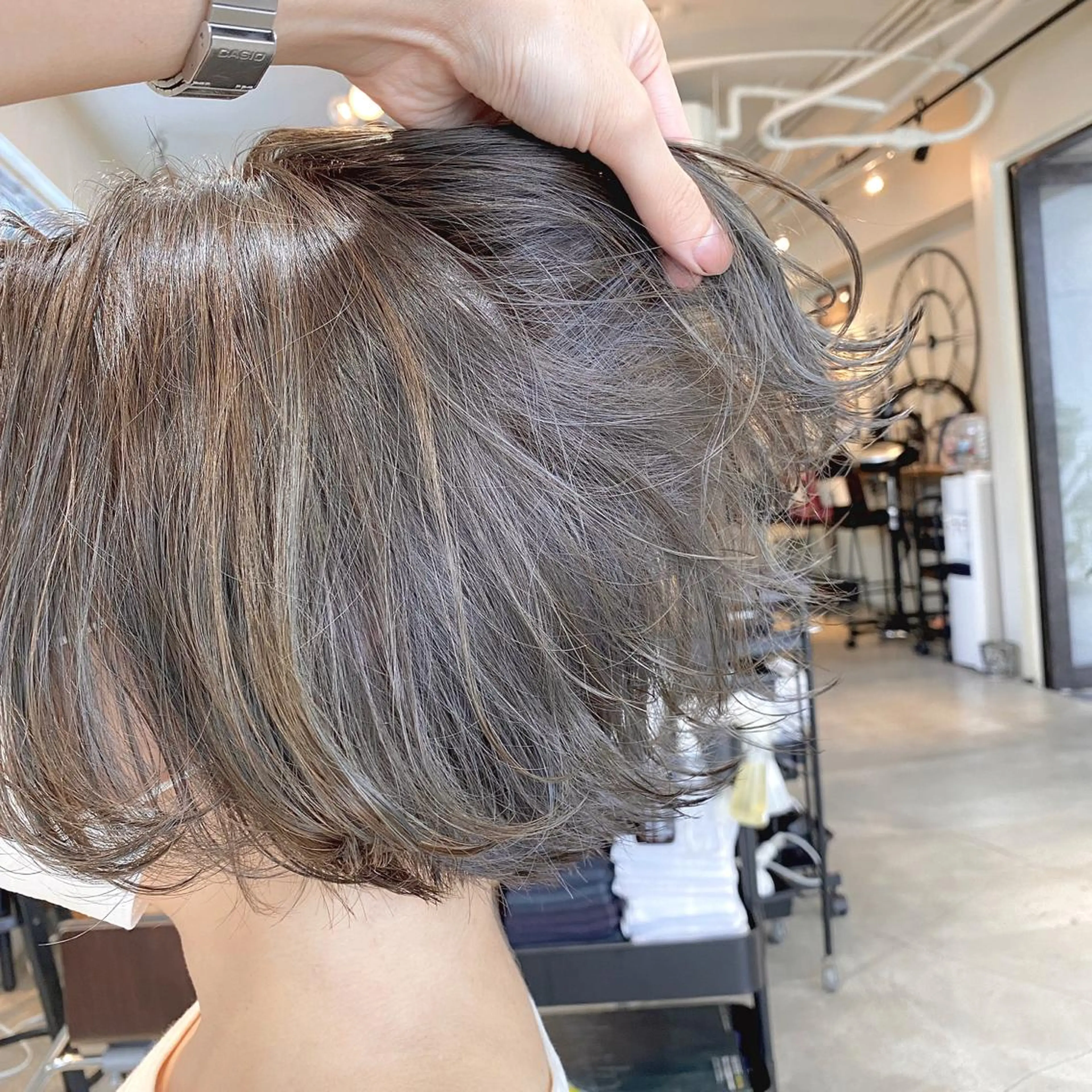 ショート カラー ヘアアレンジ カット ヘアカラー トリートメント ヘッドスパ 【ダメージレス施術】 【透明感】北村 拓也のヘアスタイル