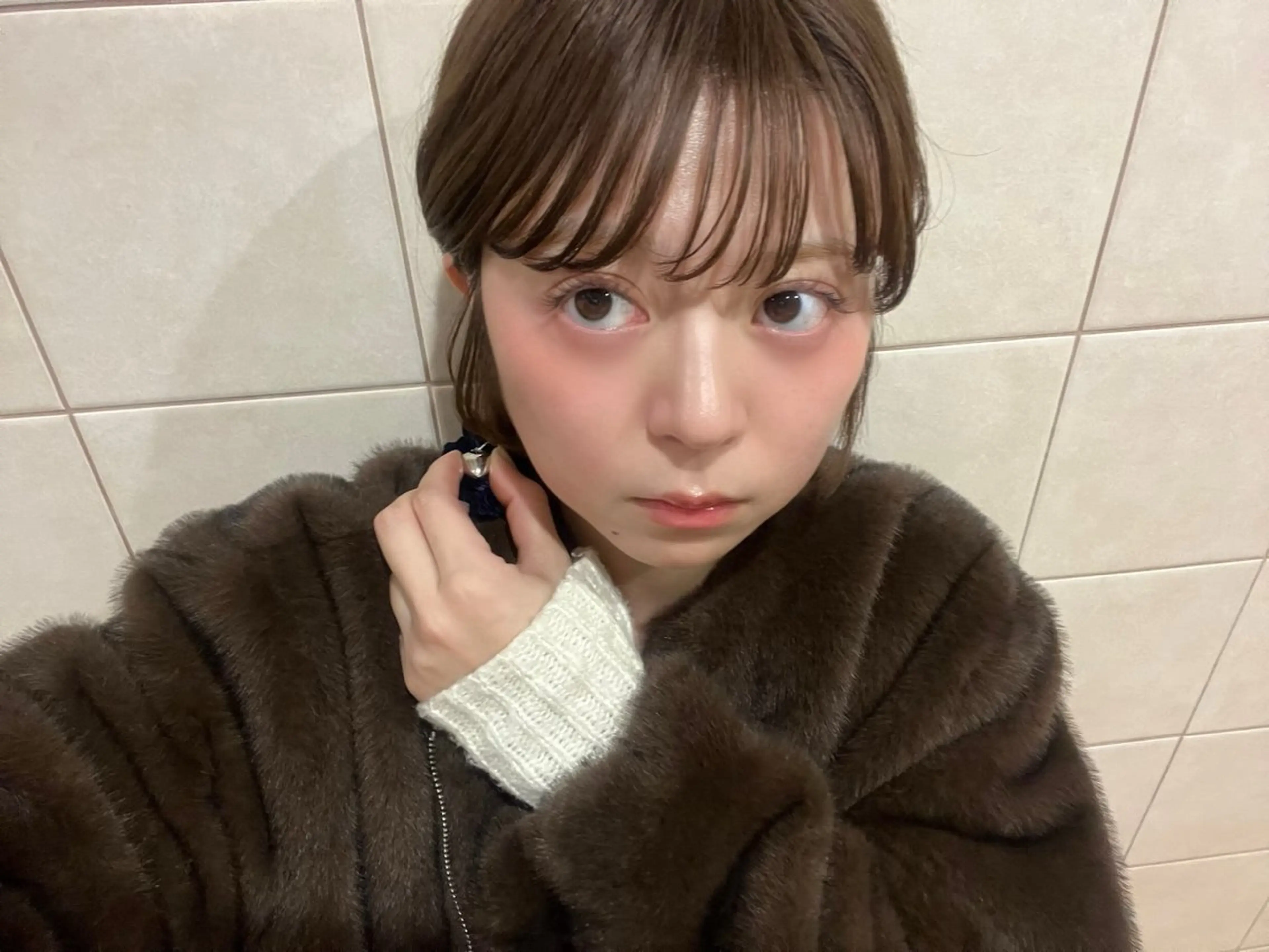 ミディアム カラー カット ヘアカラー riria/ボブ /ブラウンカラー🎀のヘアスタイル