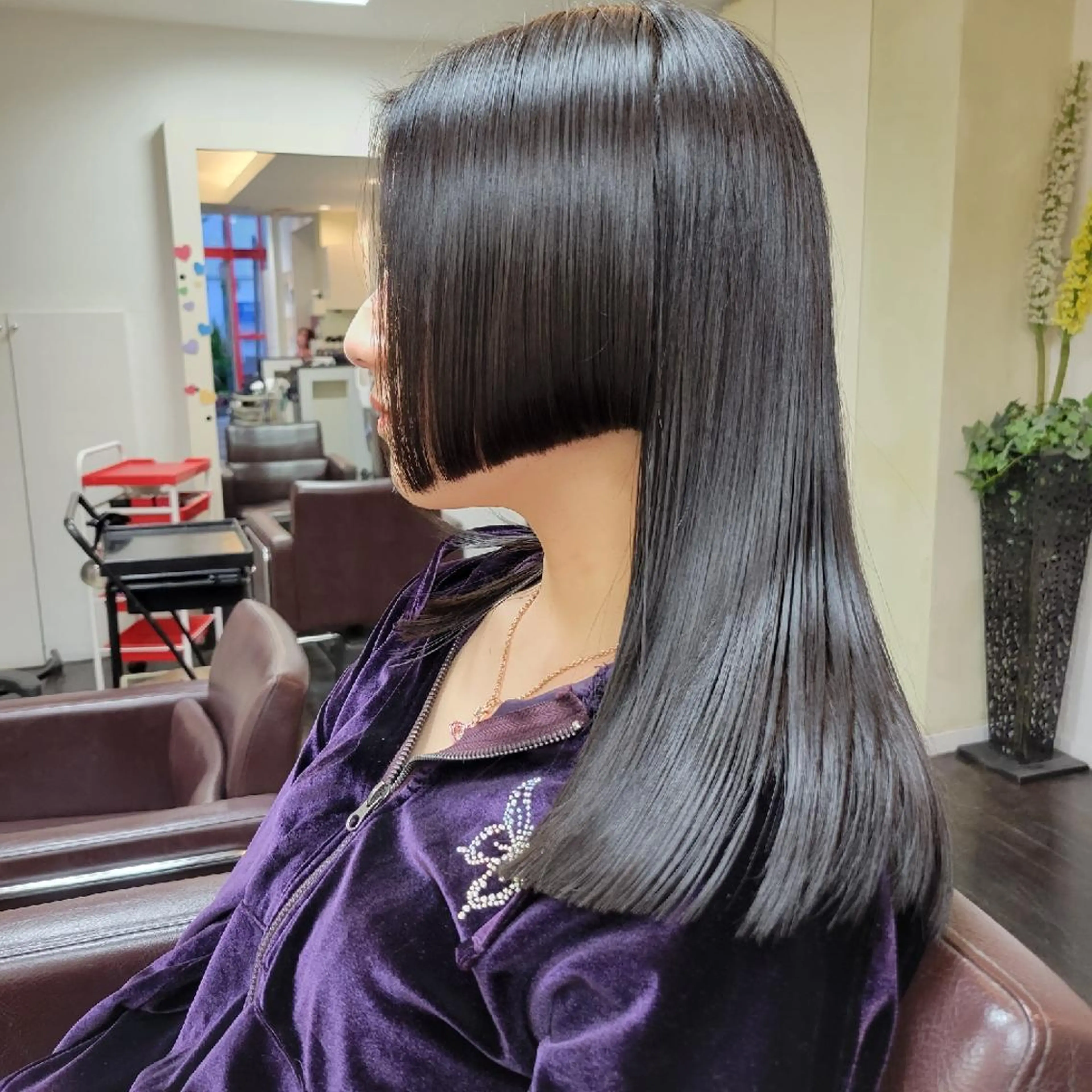 ミディアム カット トリートメント 遠藤 史秋のヘアスタイル