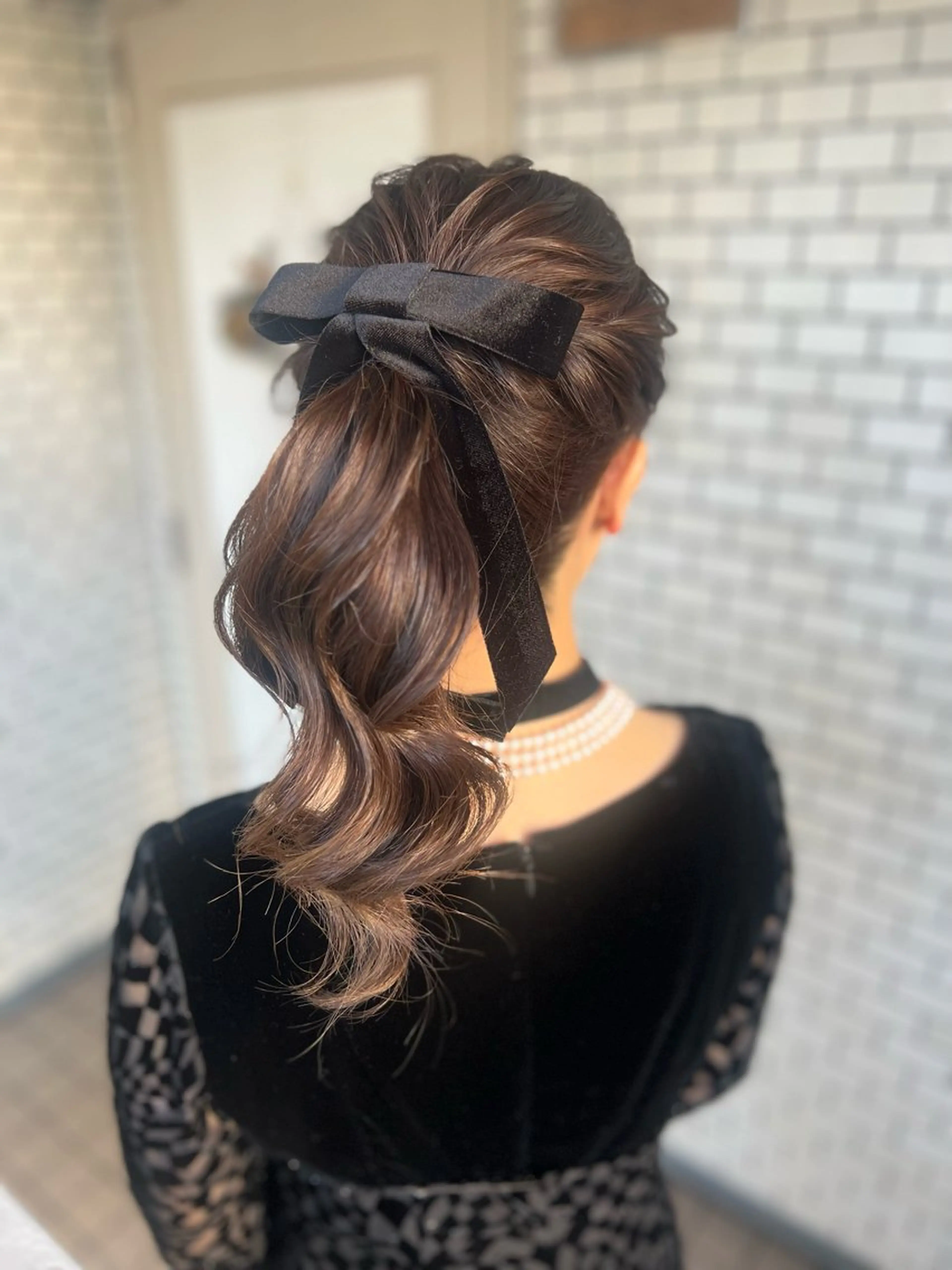 ヘアアレンジ ポニーテール ヘアセット 大人可愛いヘアメイク 💋🧚‍♀️しずかのヘアスタイル