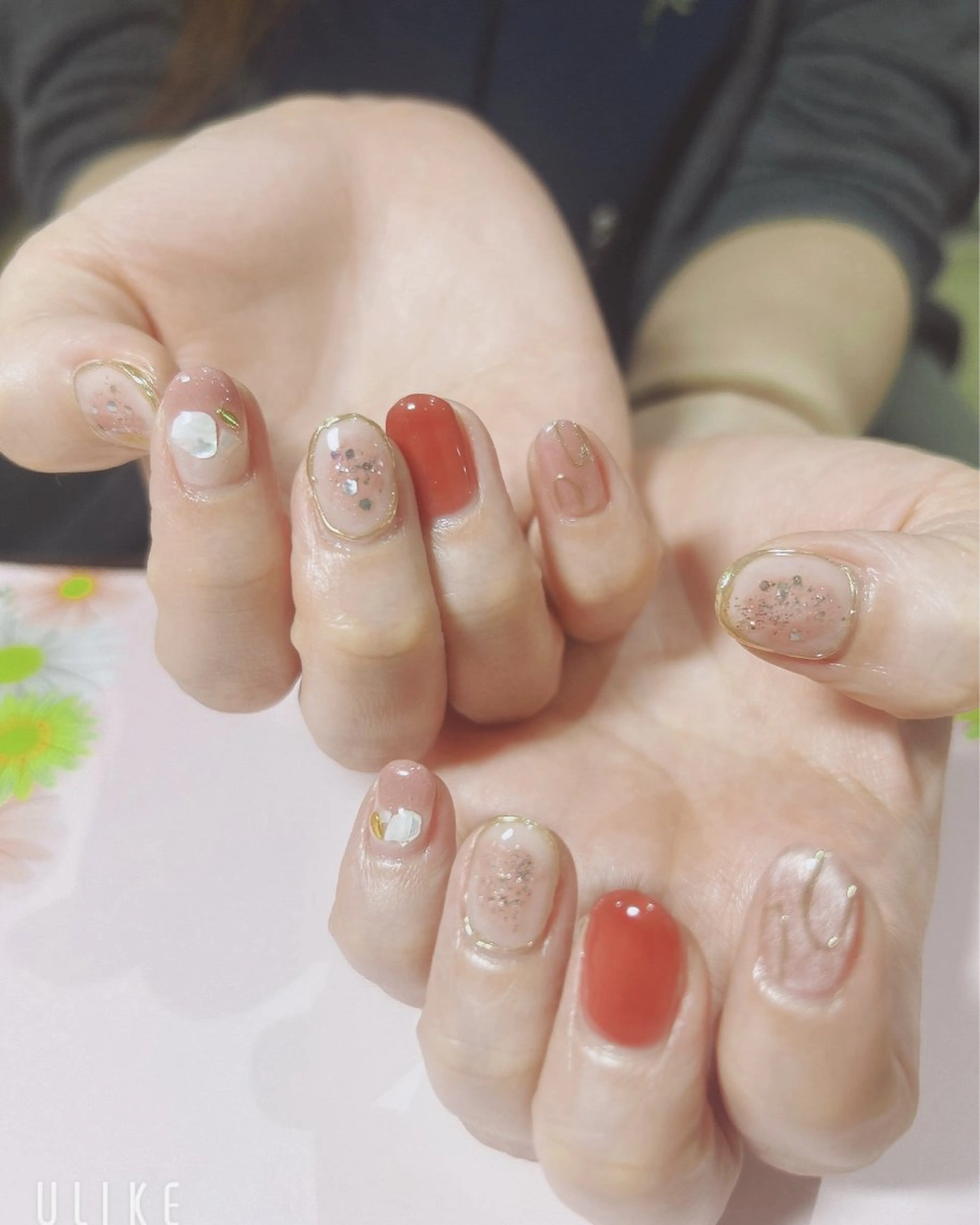 ネイル ニュアンスネイル ハンドネイル 吉野✨ ネイルデザイナー✨のネイルデザイン