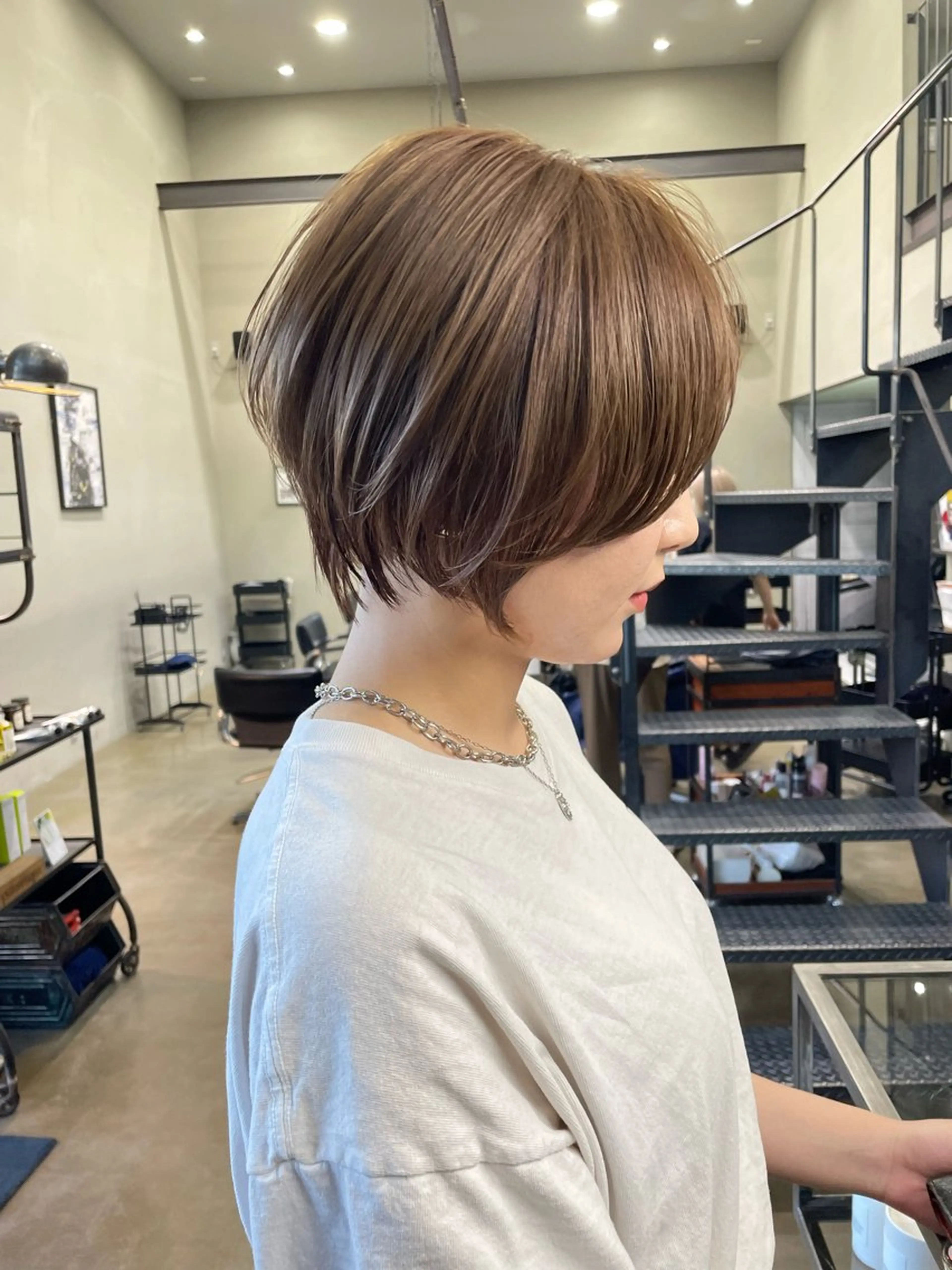 カラー U hinaのヘアスタイル