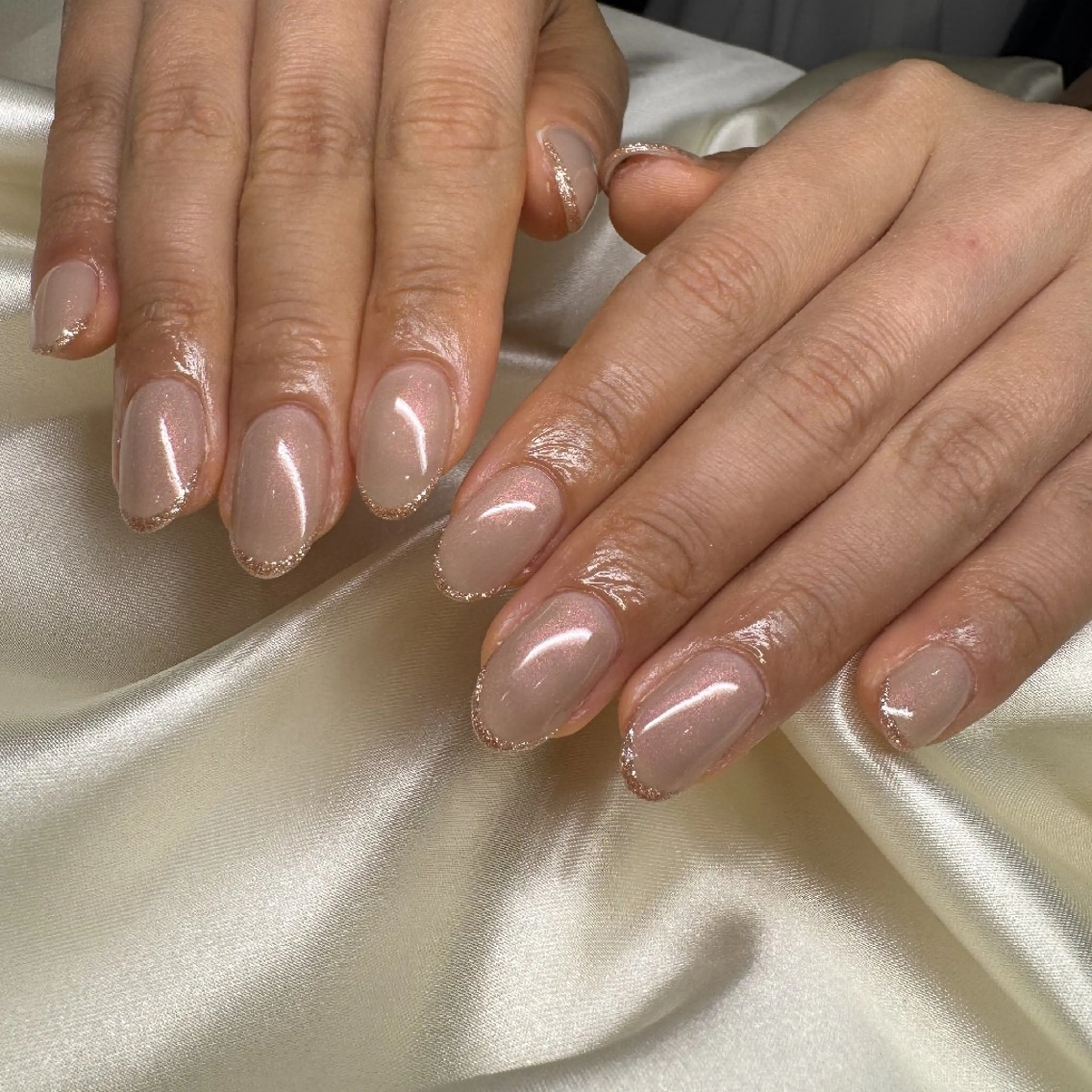 ネイル ラメ(グリッター) ワンカラーネイル BBG 上野店のネイルデザイン