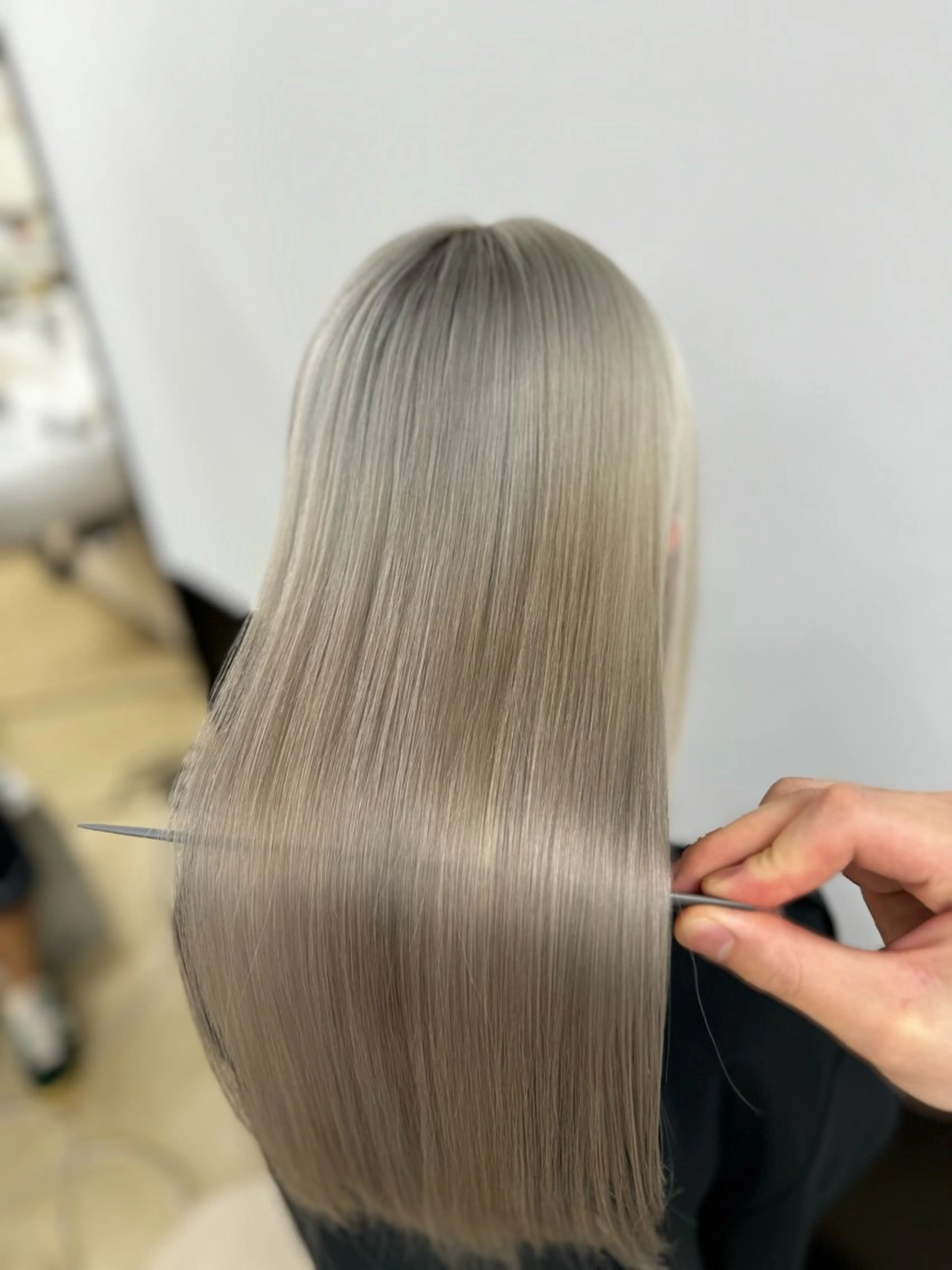 ロング カット トリートメント 韓国レイヤー×ツヤ髪 /TAICHI🤍のヘアスタイル