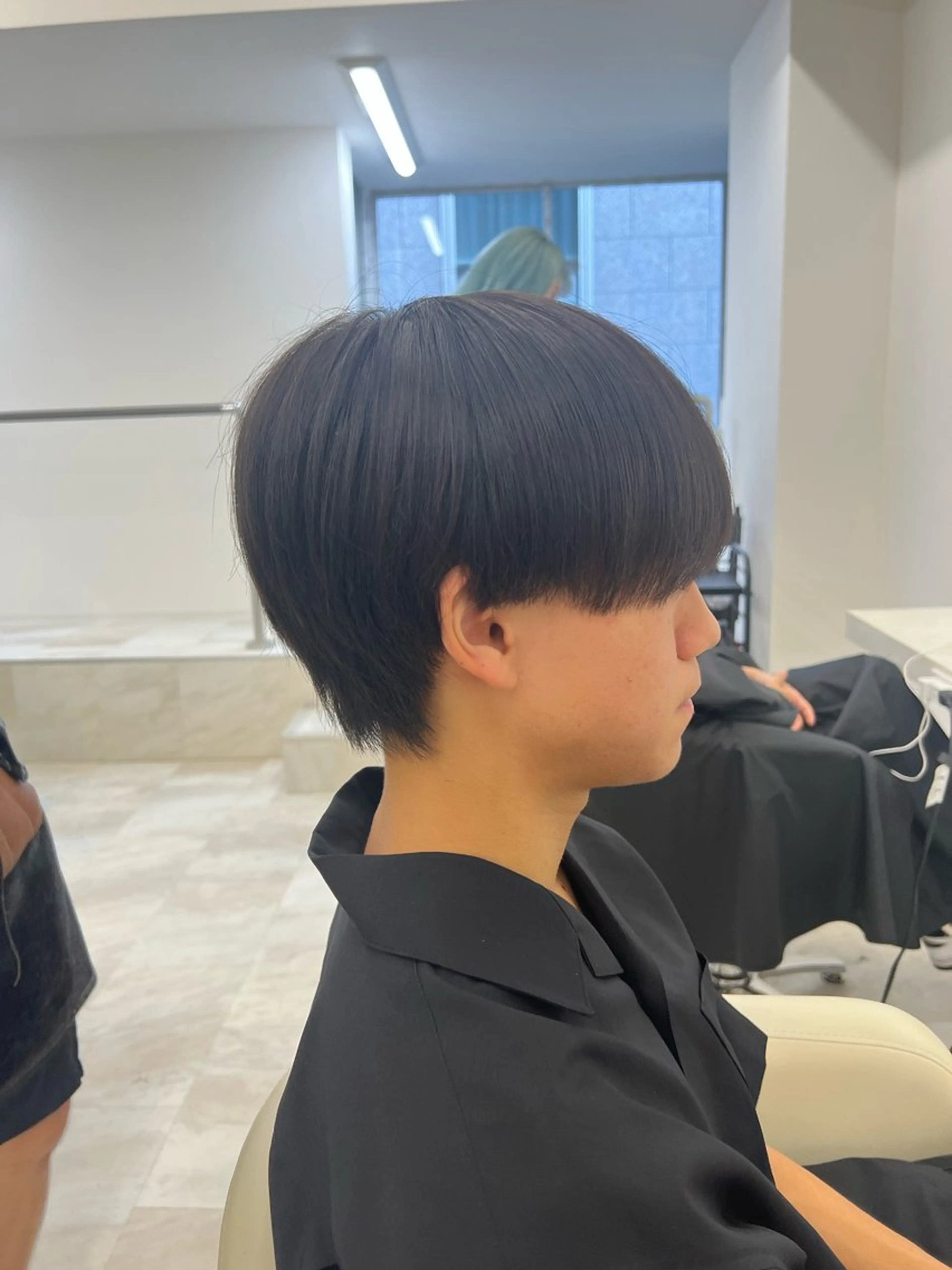 ショート 縮毛矯正 井上 虎汰郎のヘアスタイル