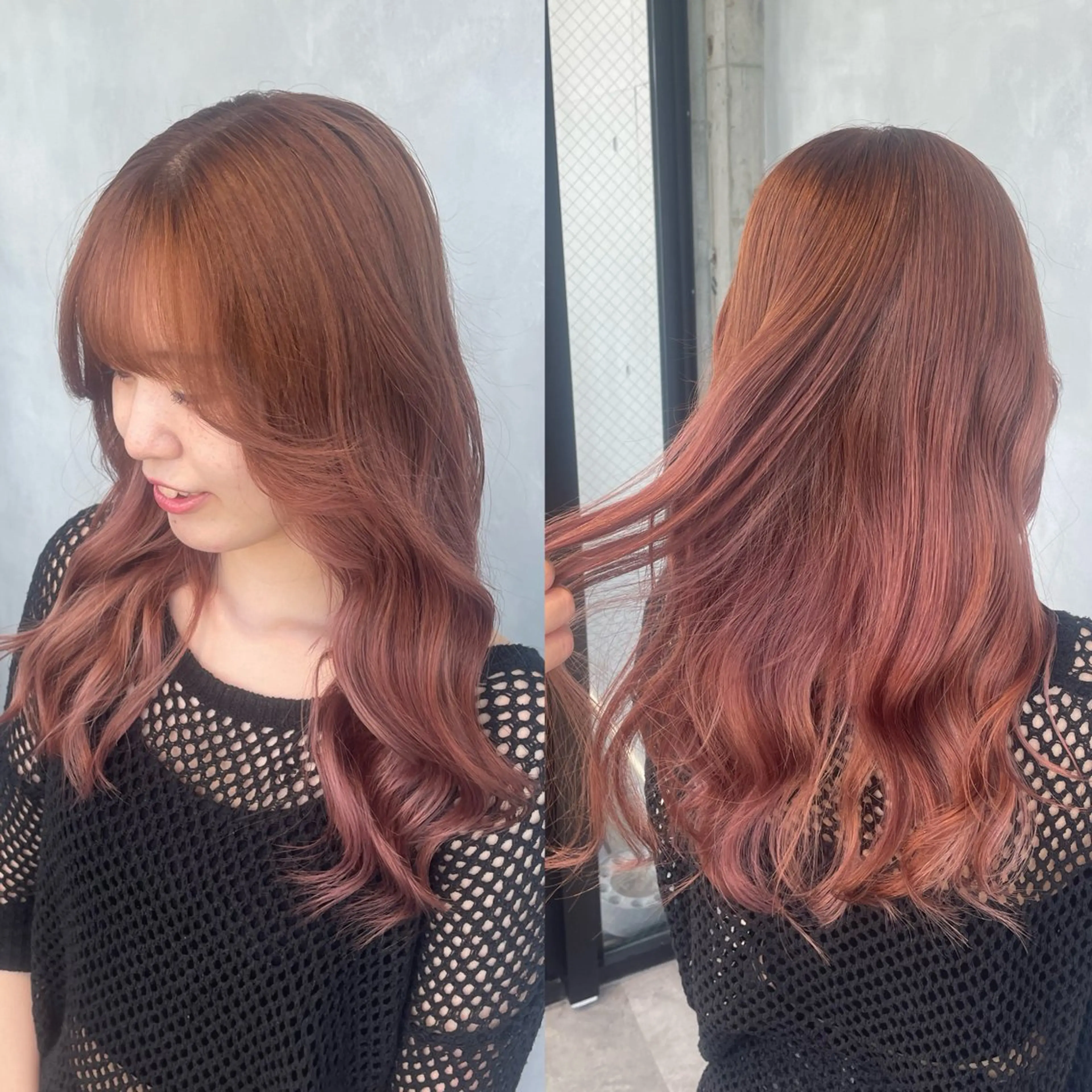 カラー ブリーチ ブラウンカラー 透明感カラー インナーカラー ブリーチなしカラー ヘアカラー トリートメント 暖色/ハイトーン/ カラー/HBLのヘアスタイル