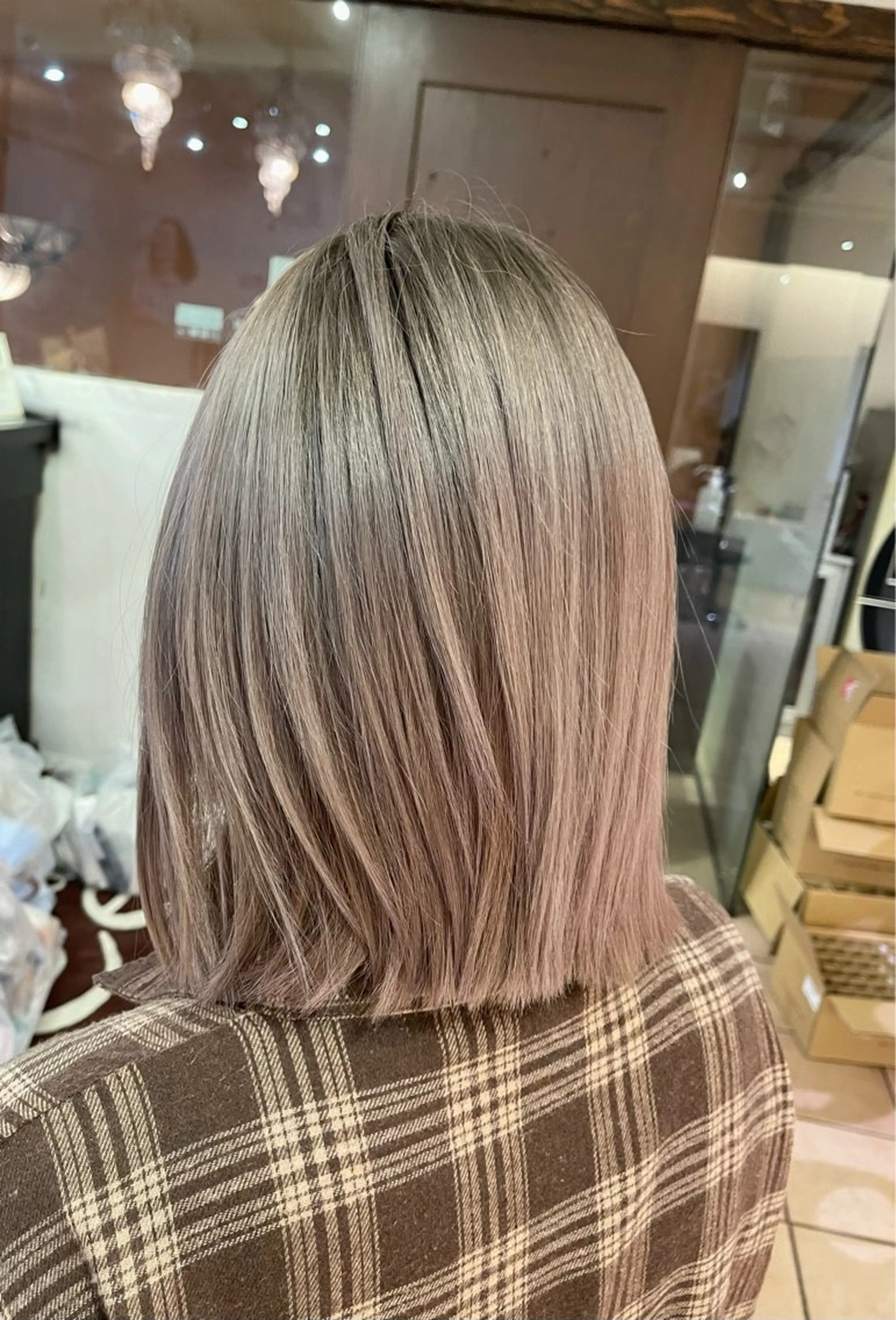 ミディアム カラー カット ヘアカラー トリートメント Che'ri所属・海外レイヤー/ レイヤーカット/和田のヘアスタイル