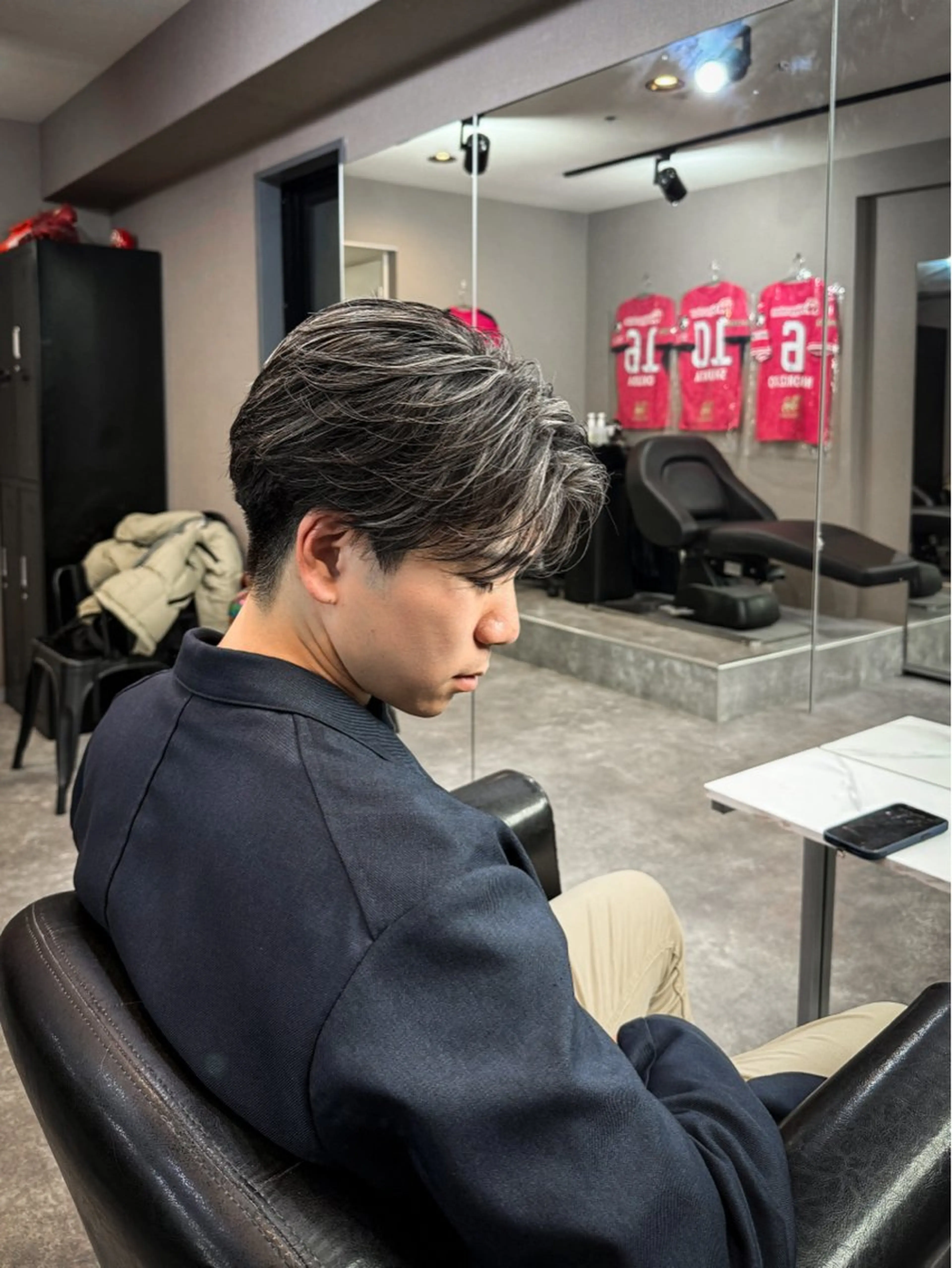 カット+ホワイトメッシュの写真