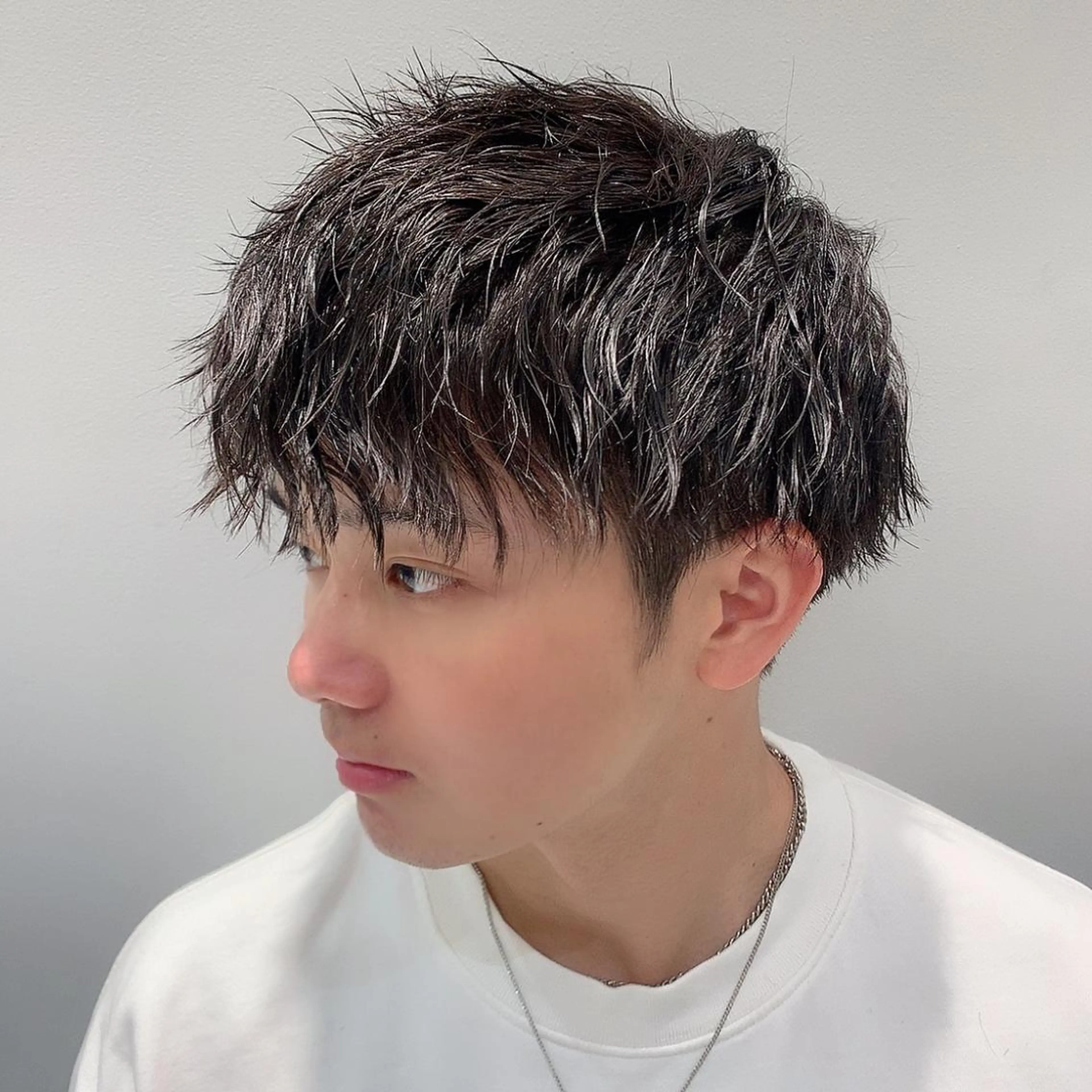 パーマ メンズ メンズパーマ 刈り上げ スパイラルパーマ カット パーマ 🦖鶴岡香純🦖 産休中のヘアスタイル