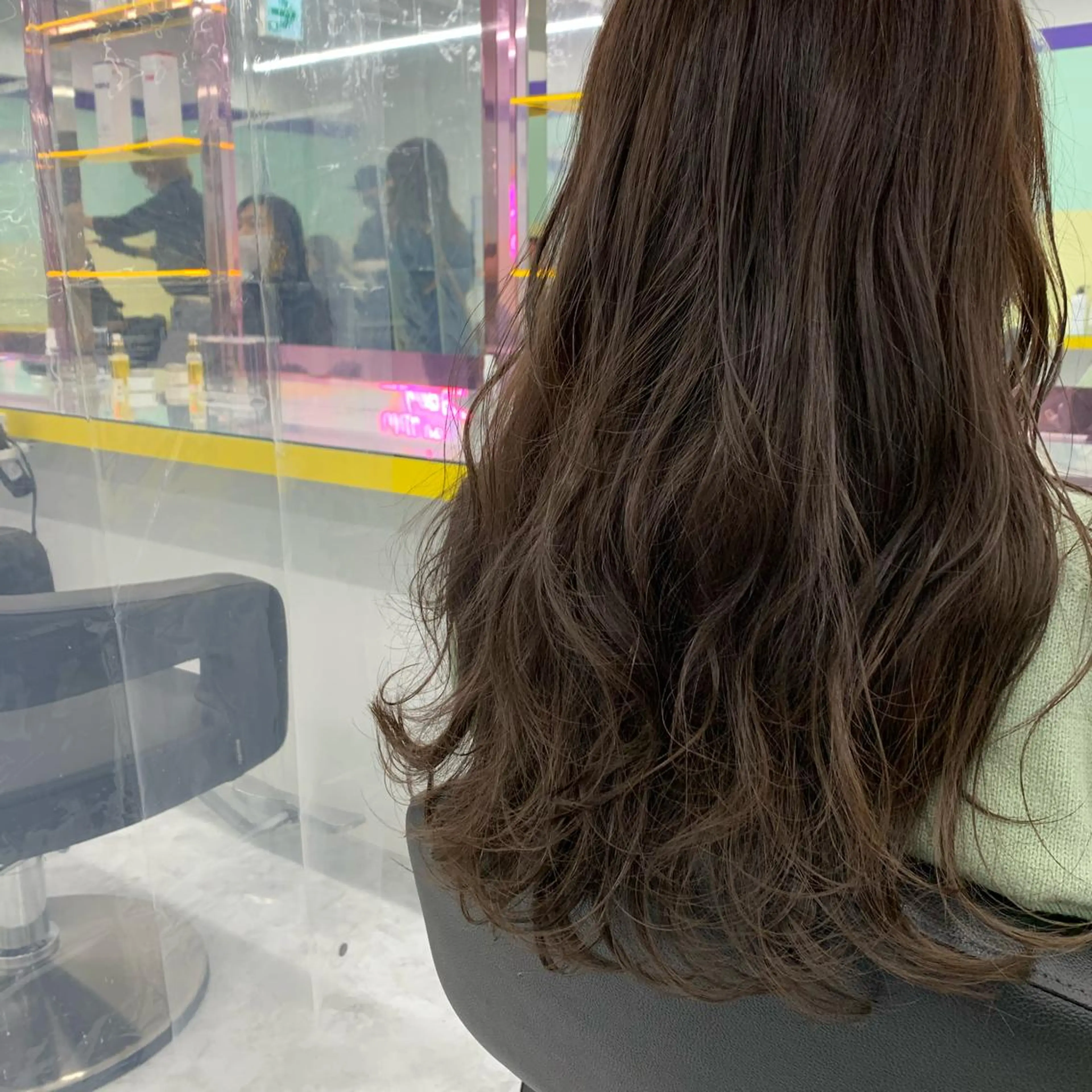 セミロング カラー I'S.横浜所属・赤み消しカラー 🍀JUNKIのヘアスタイル