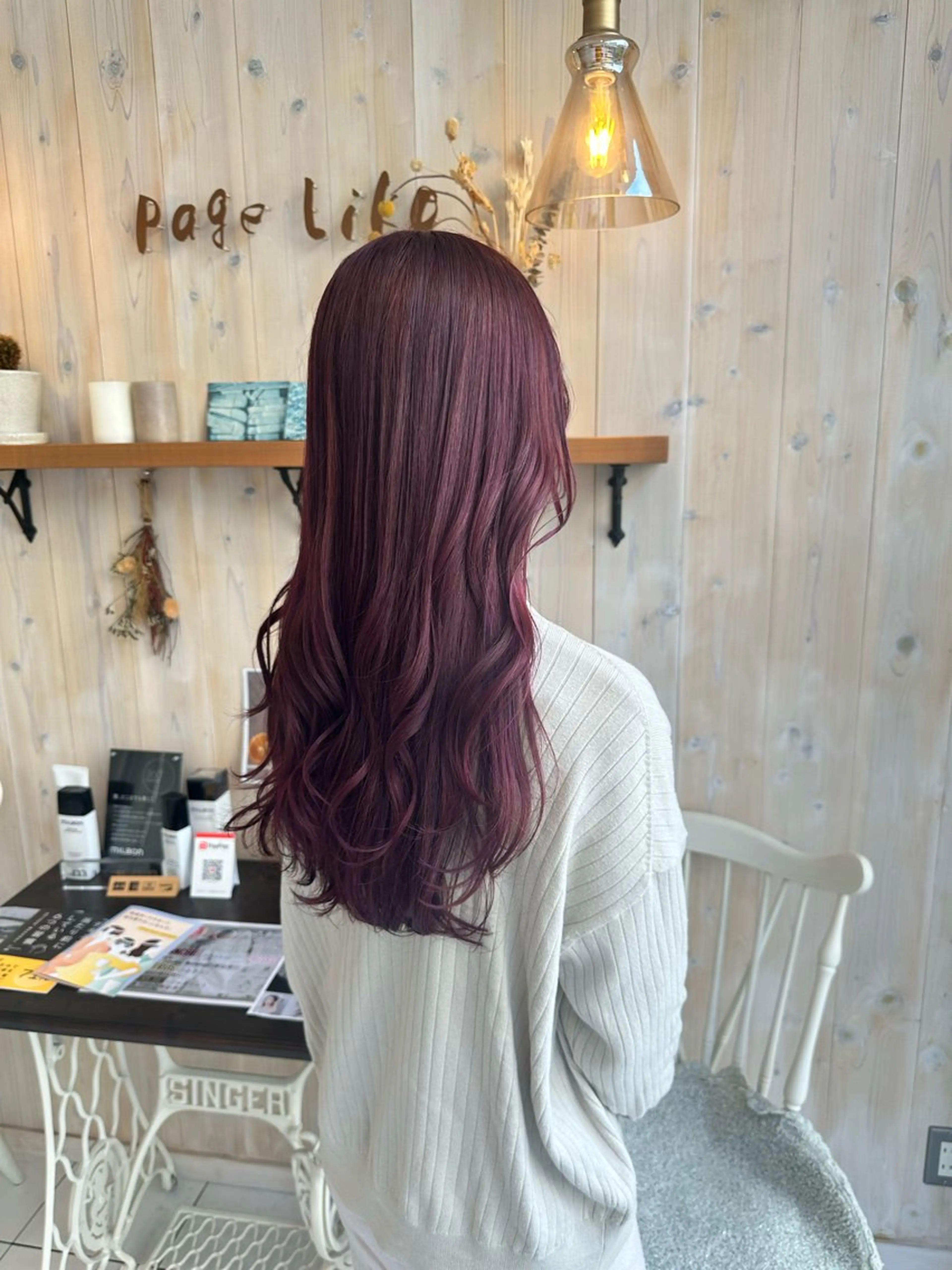 ロング カラー ブリーチ ダブルカラー ブリーチなしカラー カット ヘアカラー アニメオタク美容師✂ miharuのヘアスタイル