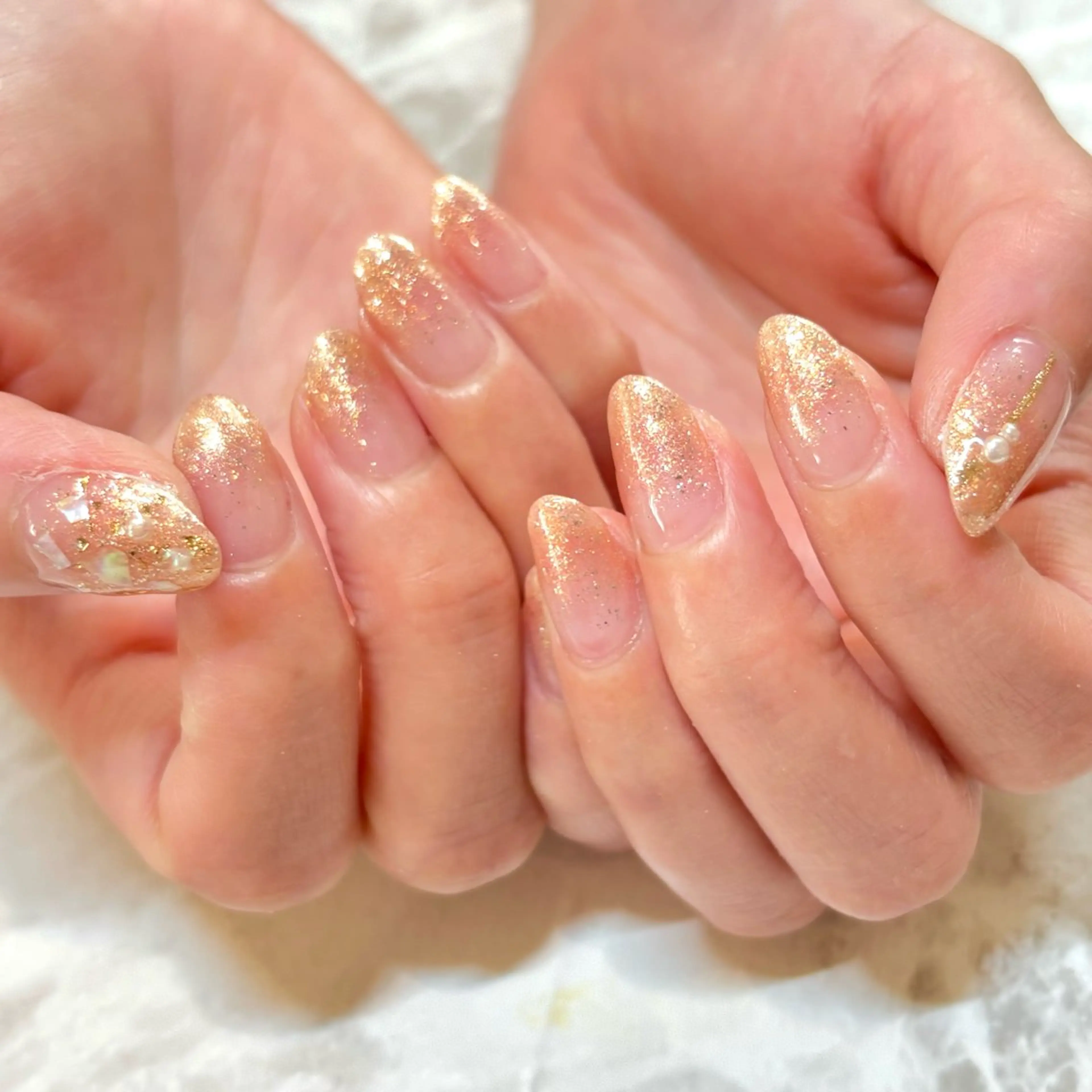 ネイル キラキラネイル ラメ(グリッター) SEPT NAIL こばやしのネイルデザイン