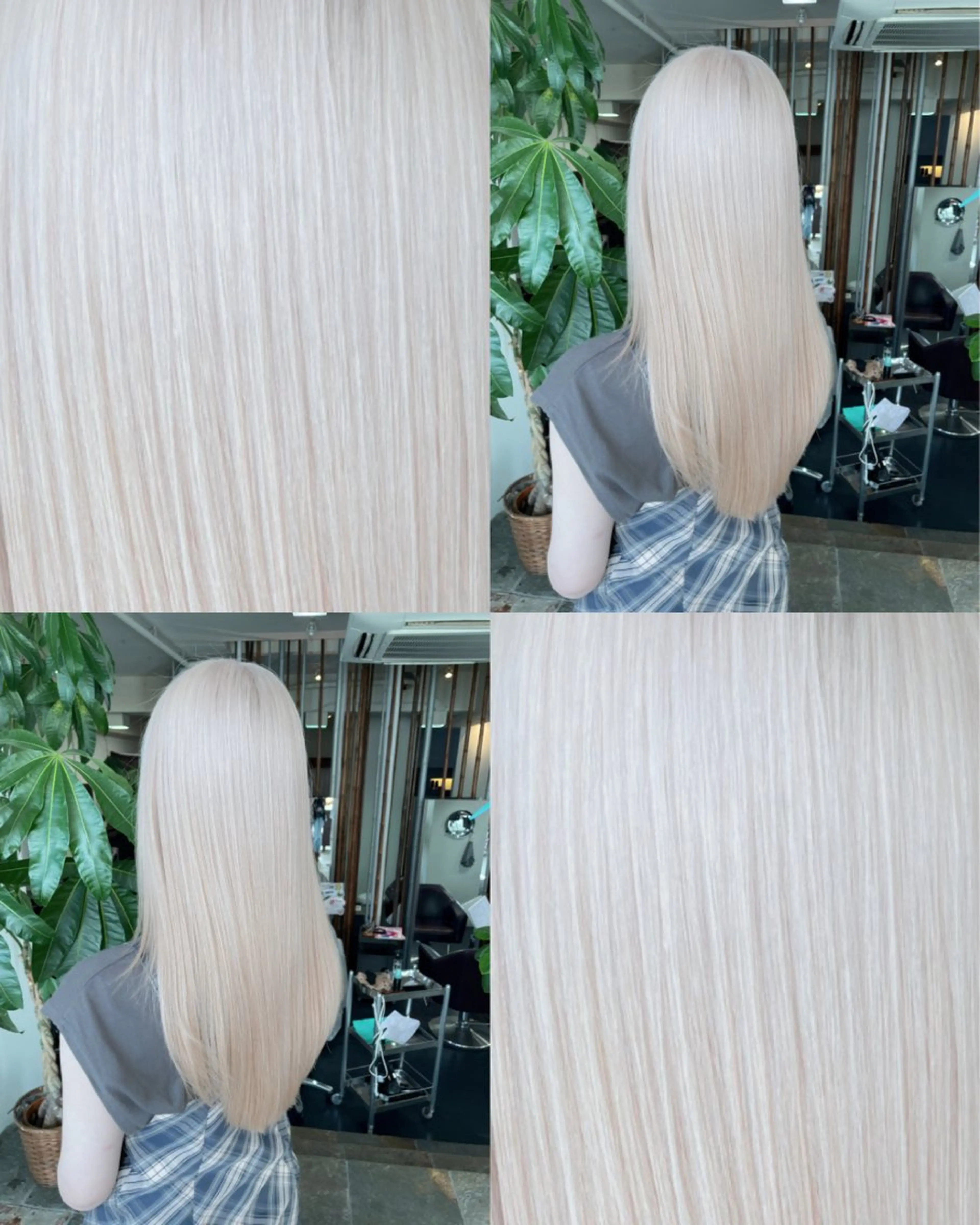 🦄ハイトーン×ツヤ感🦄ブリーチカラー＋トリートメント　Instagramからのご予約でよりスムーズにご案内致しますの写真