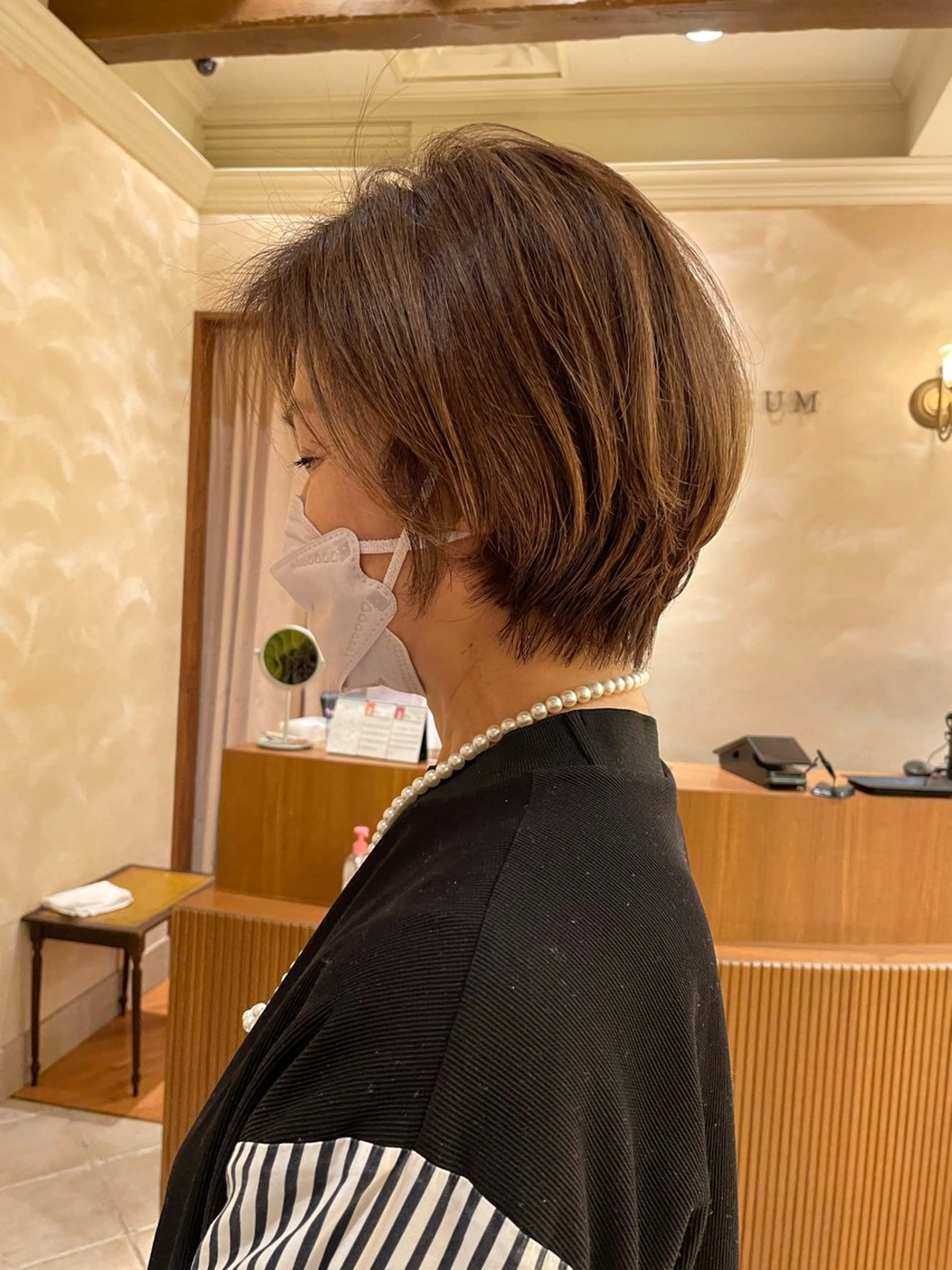 ショート ボブ ホノカのヘアスタイル
