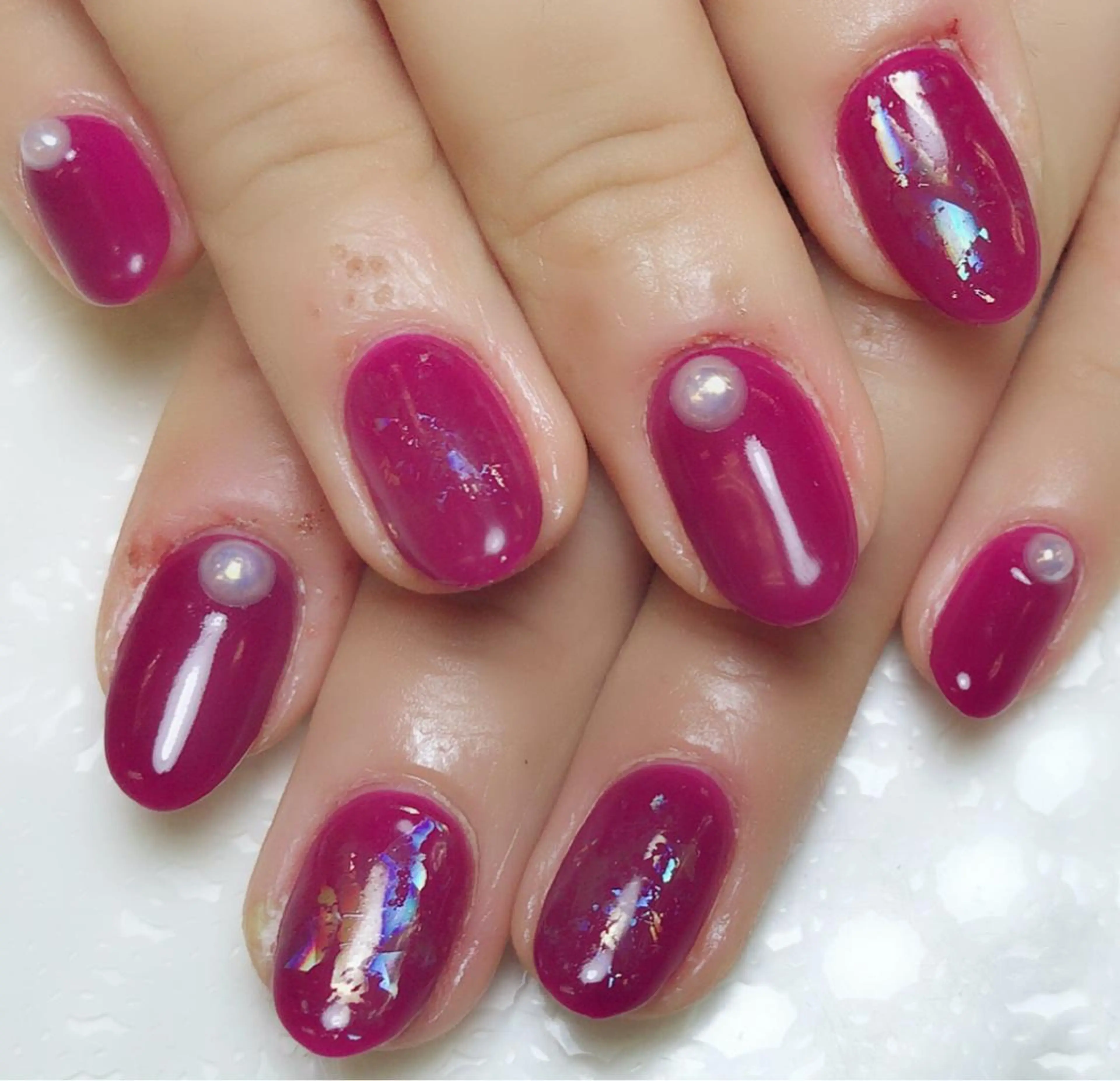 ネイル ラウバイマノマノ なかざとのネイルデザイン