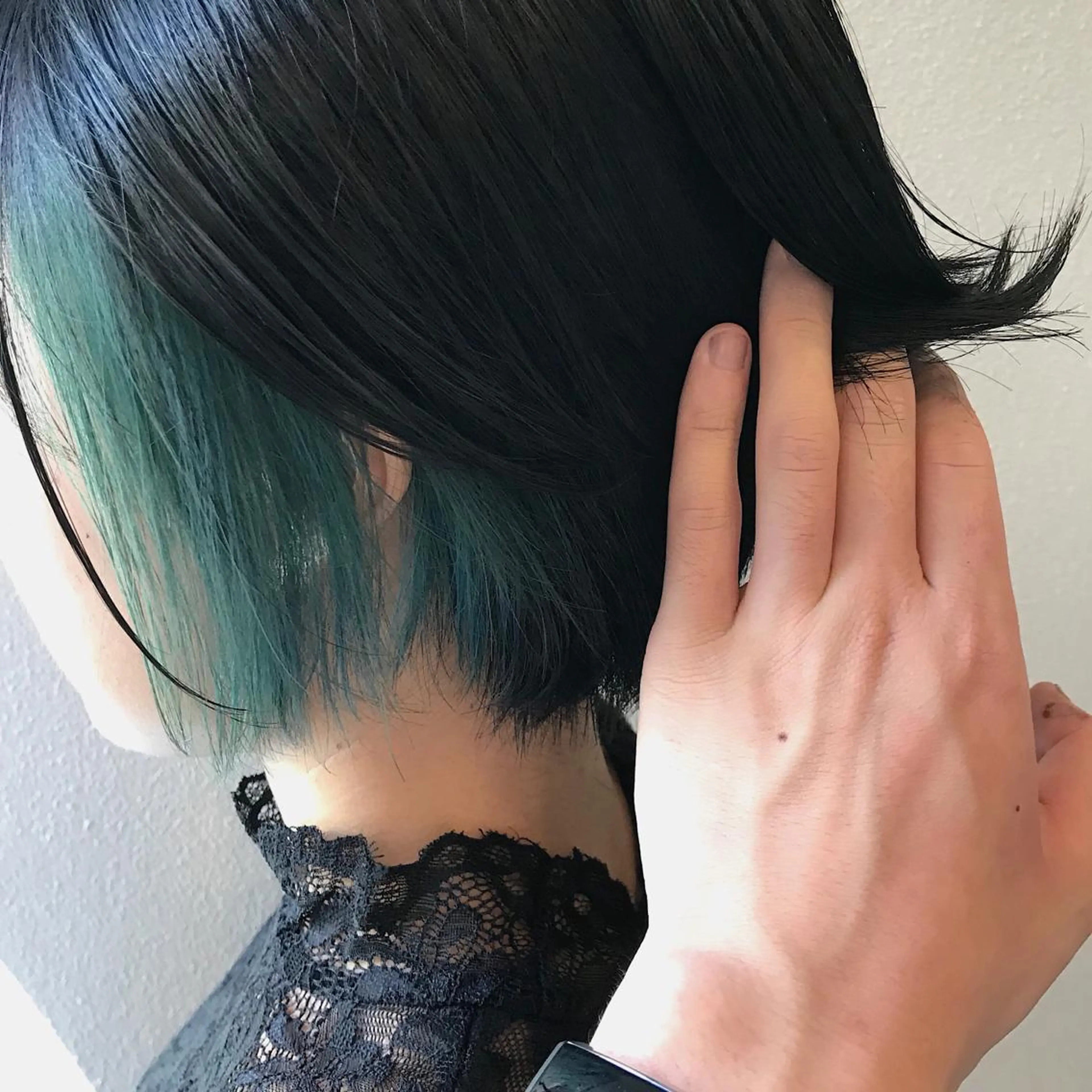 ショート カラー ヘアカラー トリートメント lani 天神大名/ブリーチのヘアスタイル