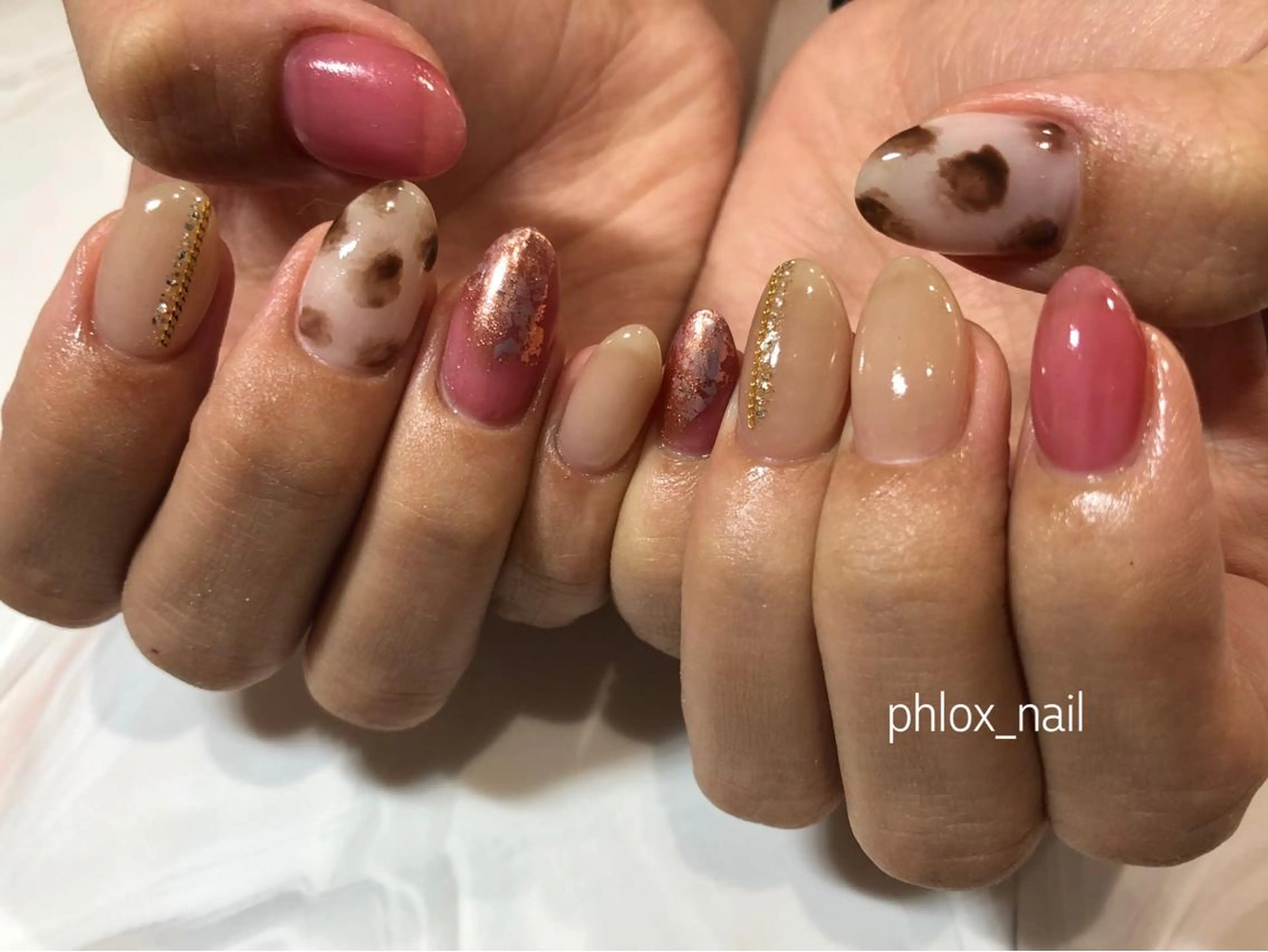 ネイル s/w ＿shokoのネイルデザイン