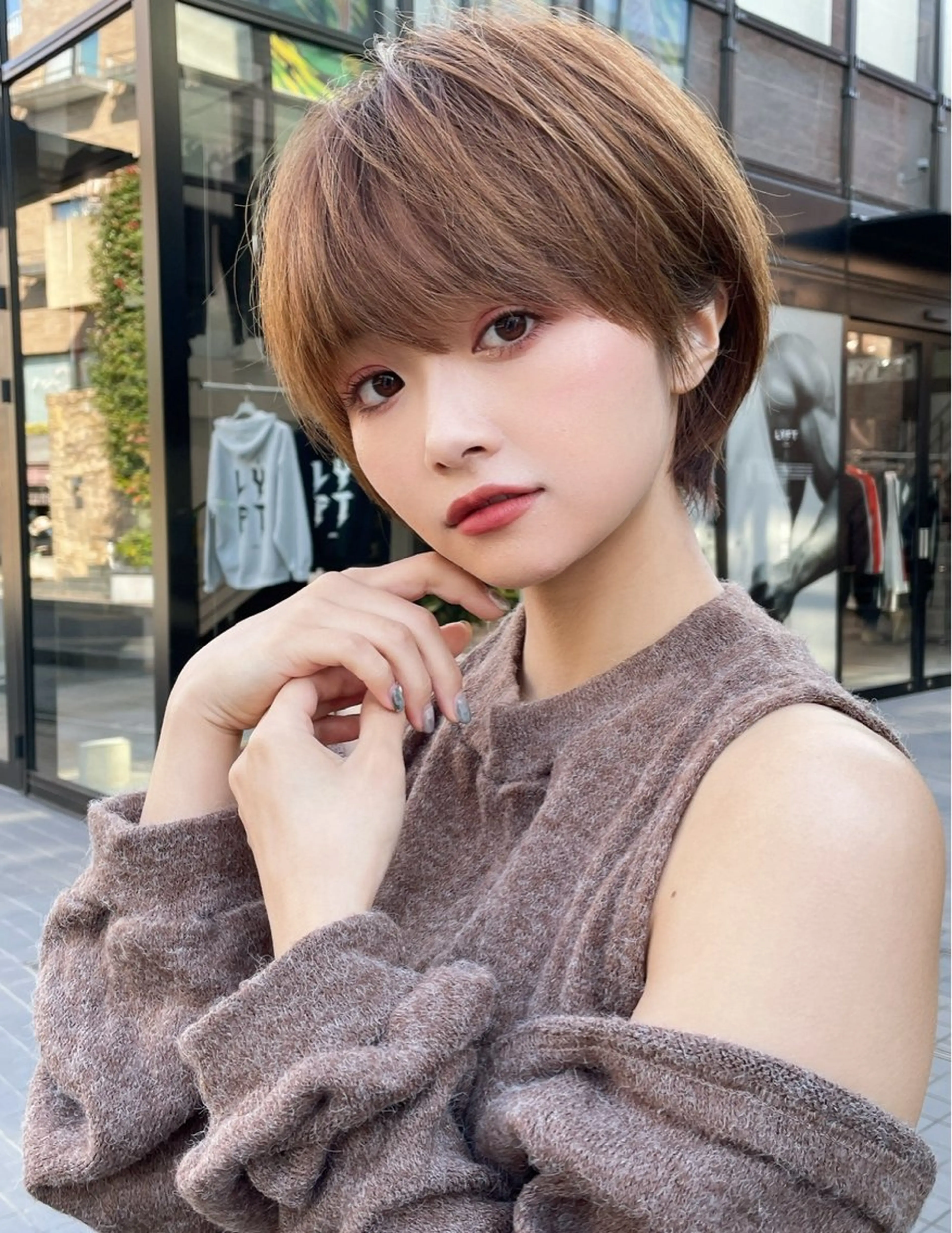 ショート カラー カット ヘアカラー トリートメント 韓国ヘア/髪質改善 /Harunaのヘアスタイル