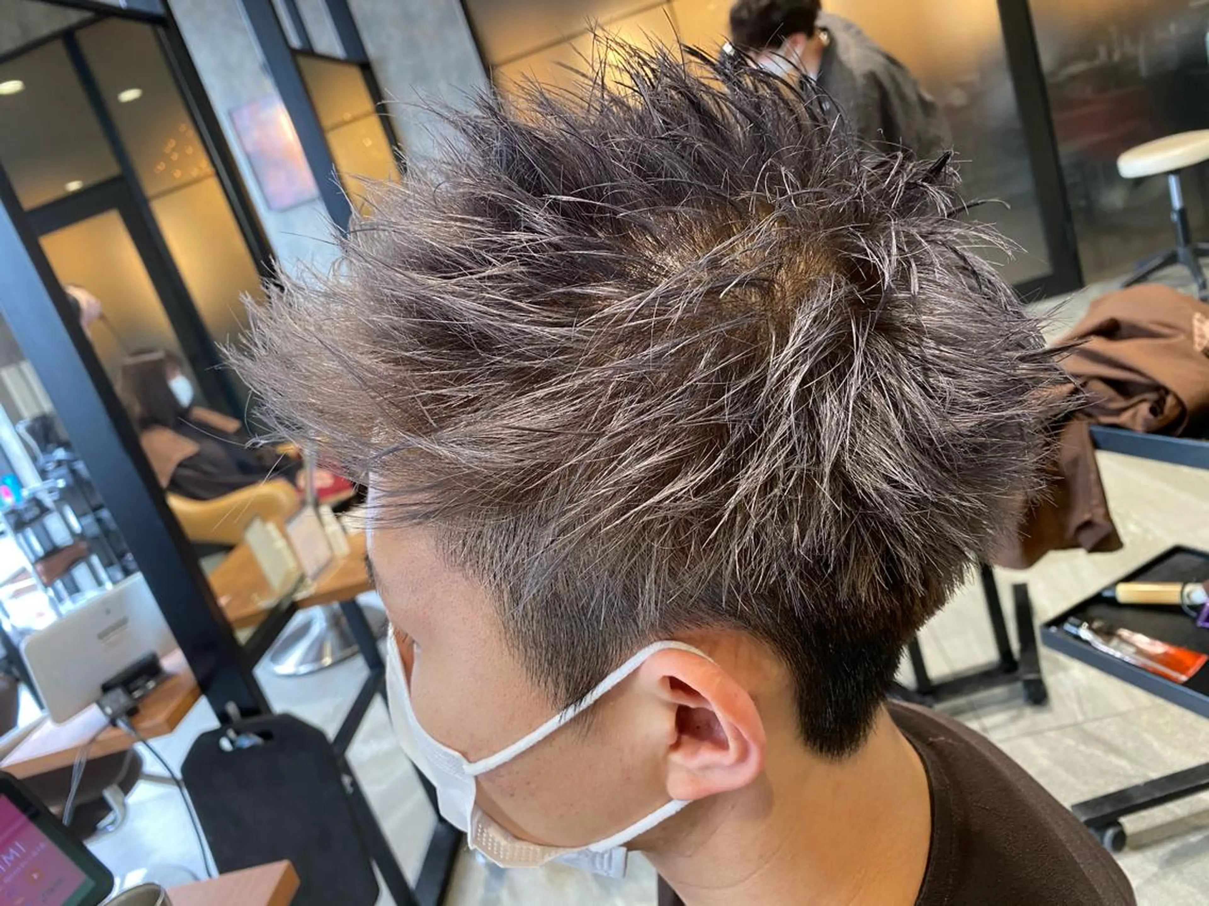 ショート カラー メンズ Kobayashi ハイライト/ショートのヘアスタイル